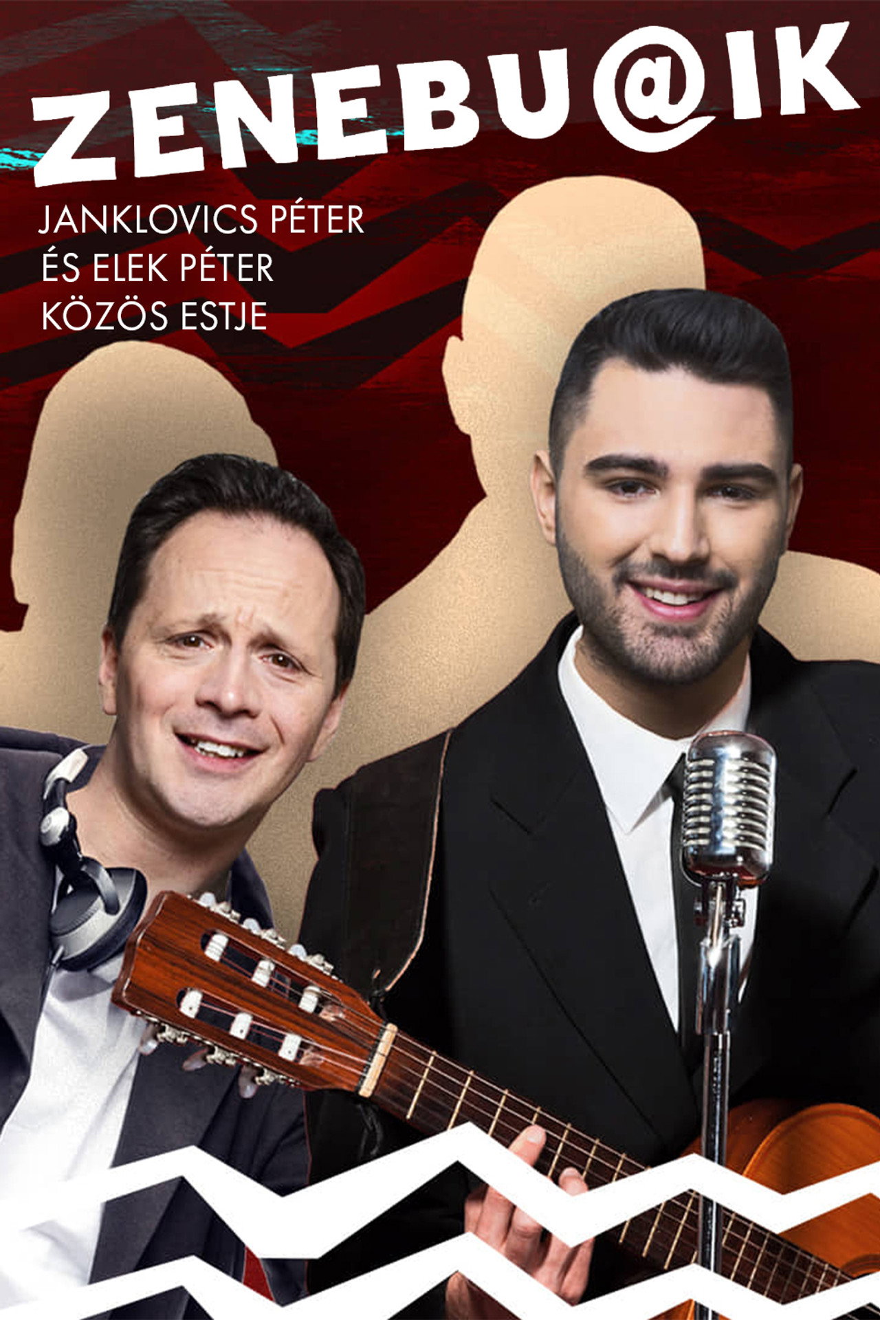 Zenebu@ik - Janklovics Péter és Elek Péter közös estje Backdrop
