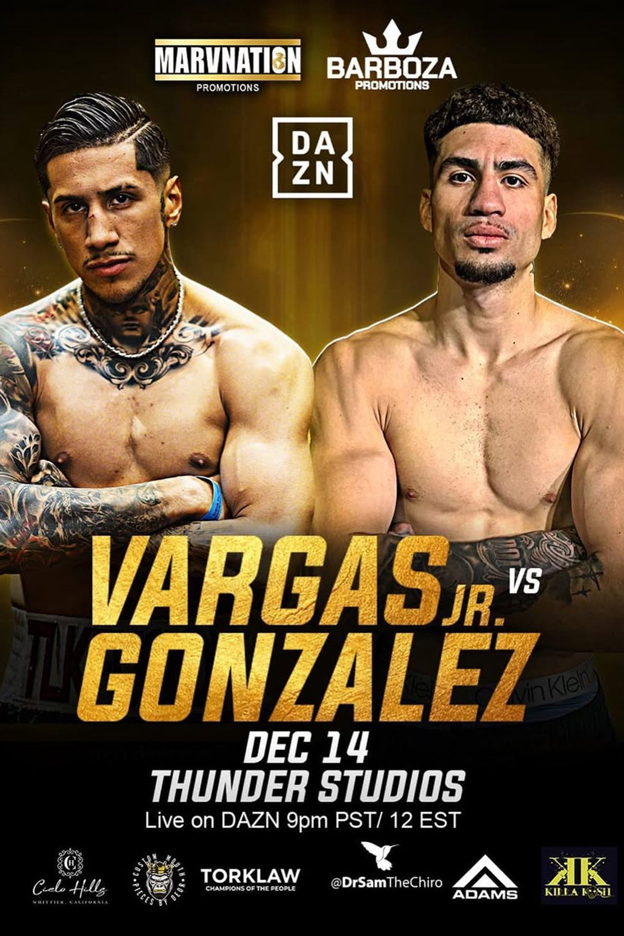 Fernando Vargas Jr. vs. Jesus Gonzalez filmaffisch