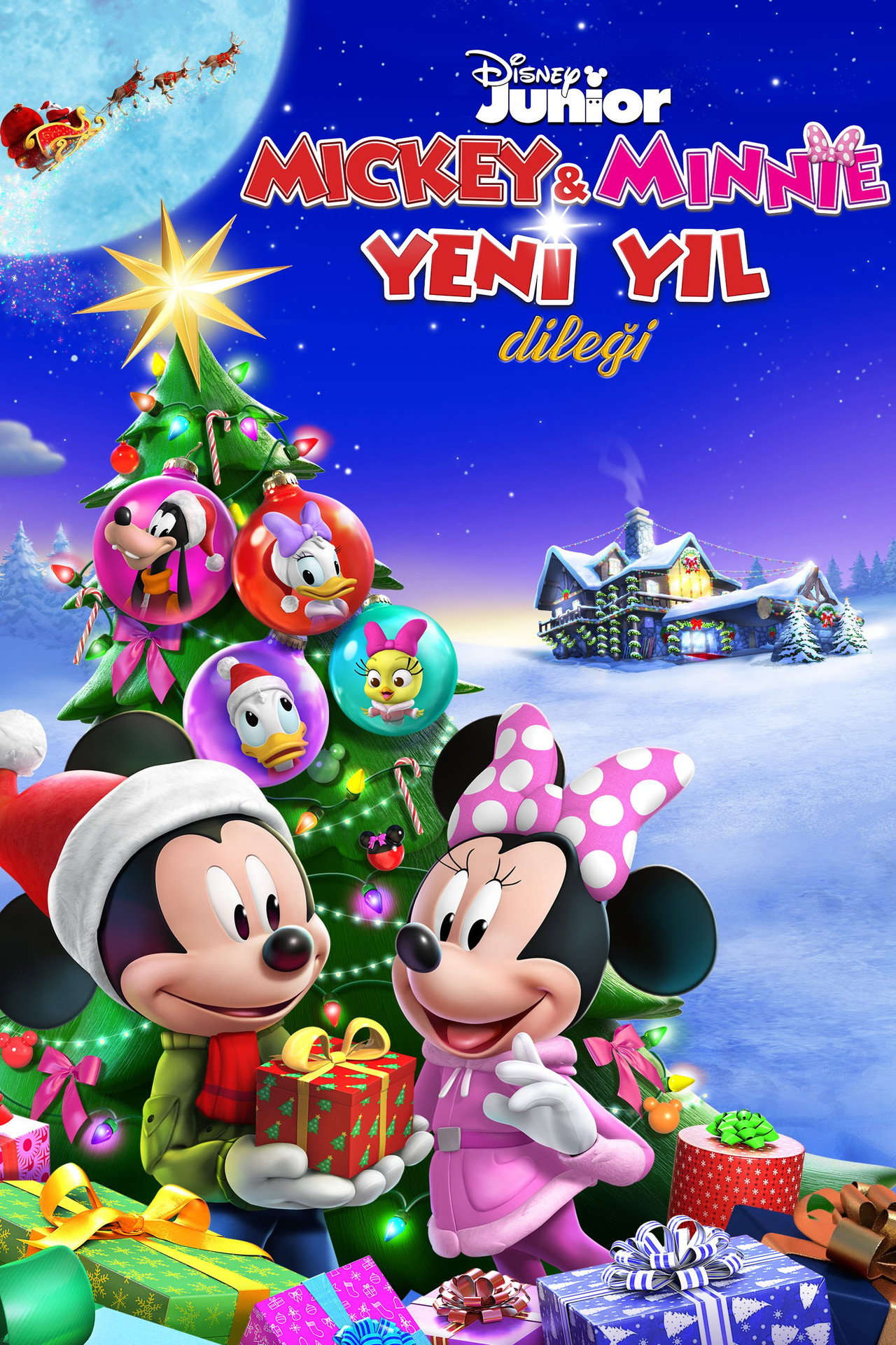 Mickey ve Minnie Yeni Yıl Dileği Poster