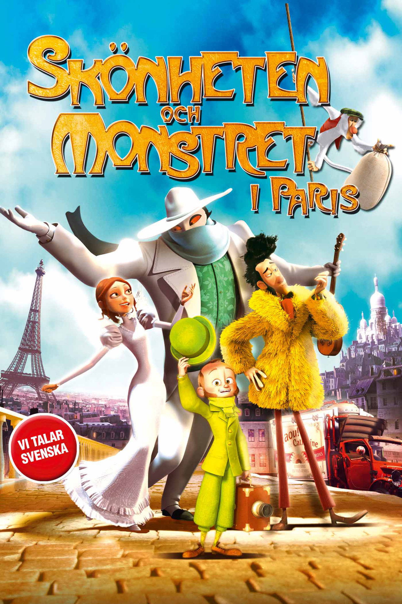 Skönheten och monstret i Paris filmaffisch