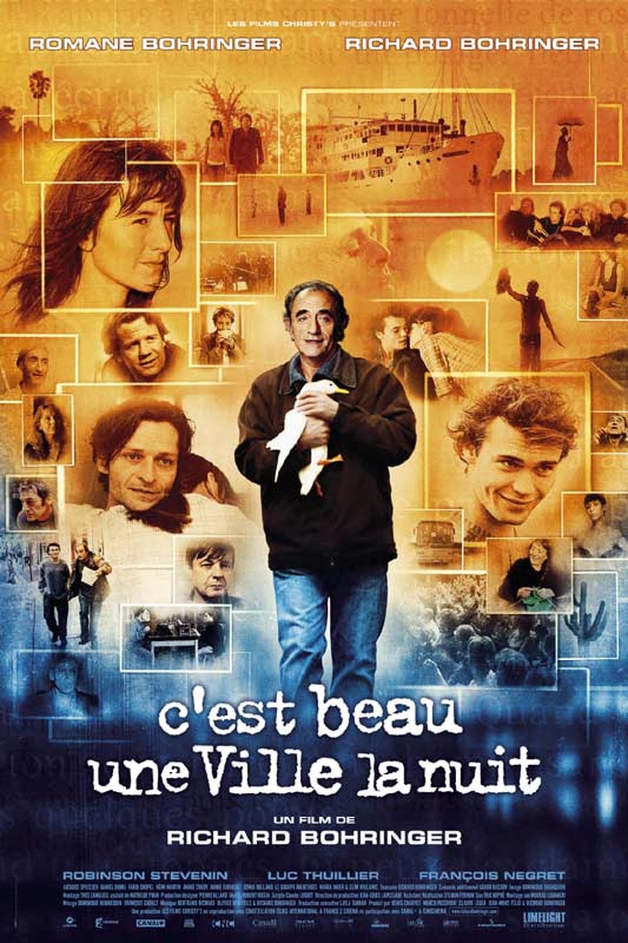C'est beau une ville la nuit poster