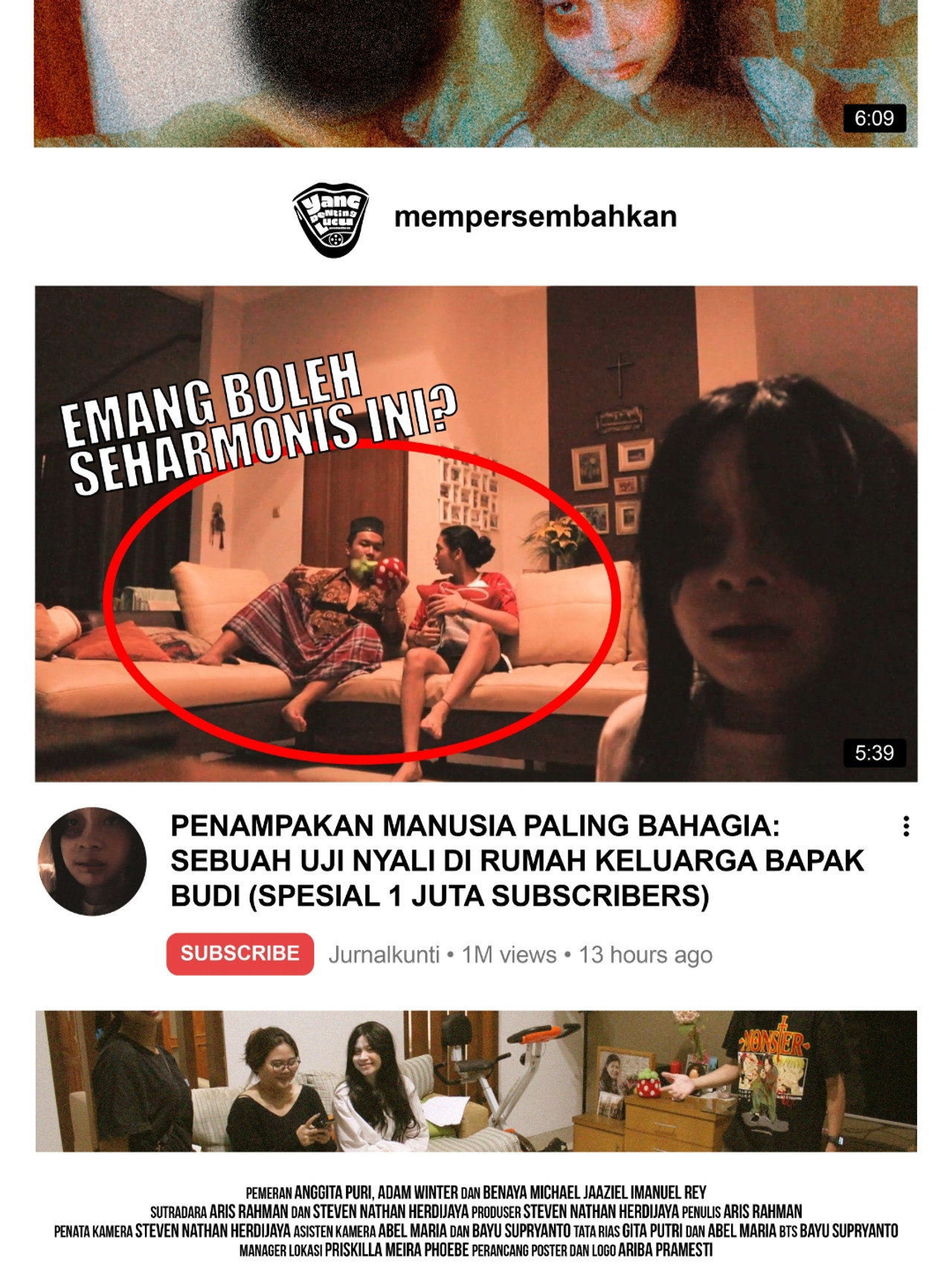 PENAMPAKAN MANUSIA PALING BAHAGIA: SEBUAH UJI NYALI DI RUMAH KELUARGA BAPAK BUDI (SPESIAL 1 JUTA SUBSCRIBERS) filmaffisch