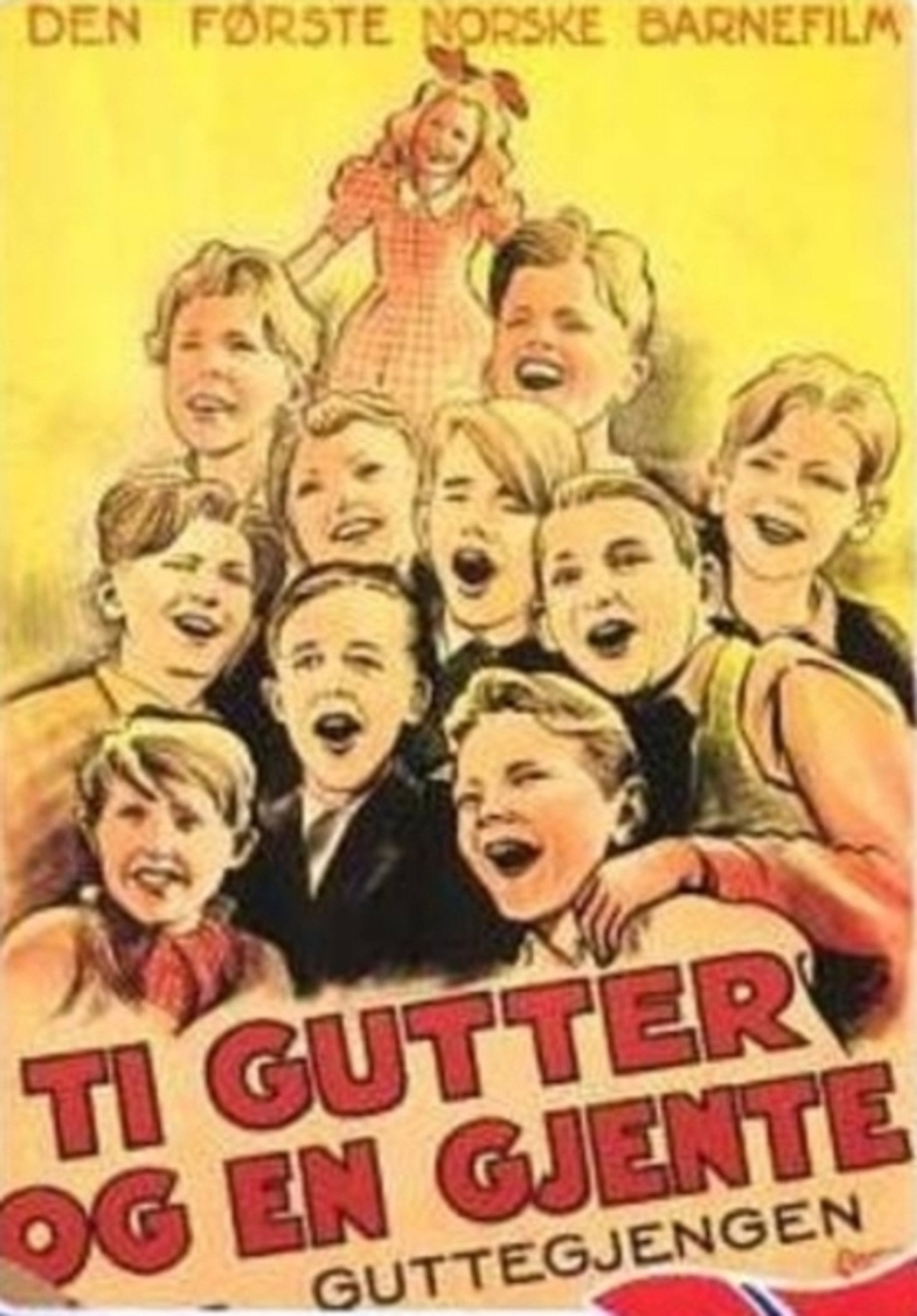 Ti gutter og en gjente filmaffisch