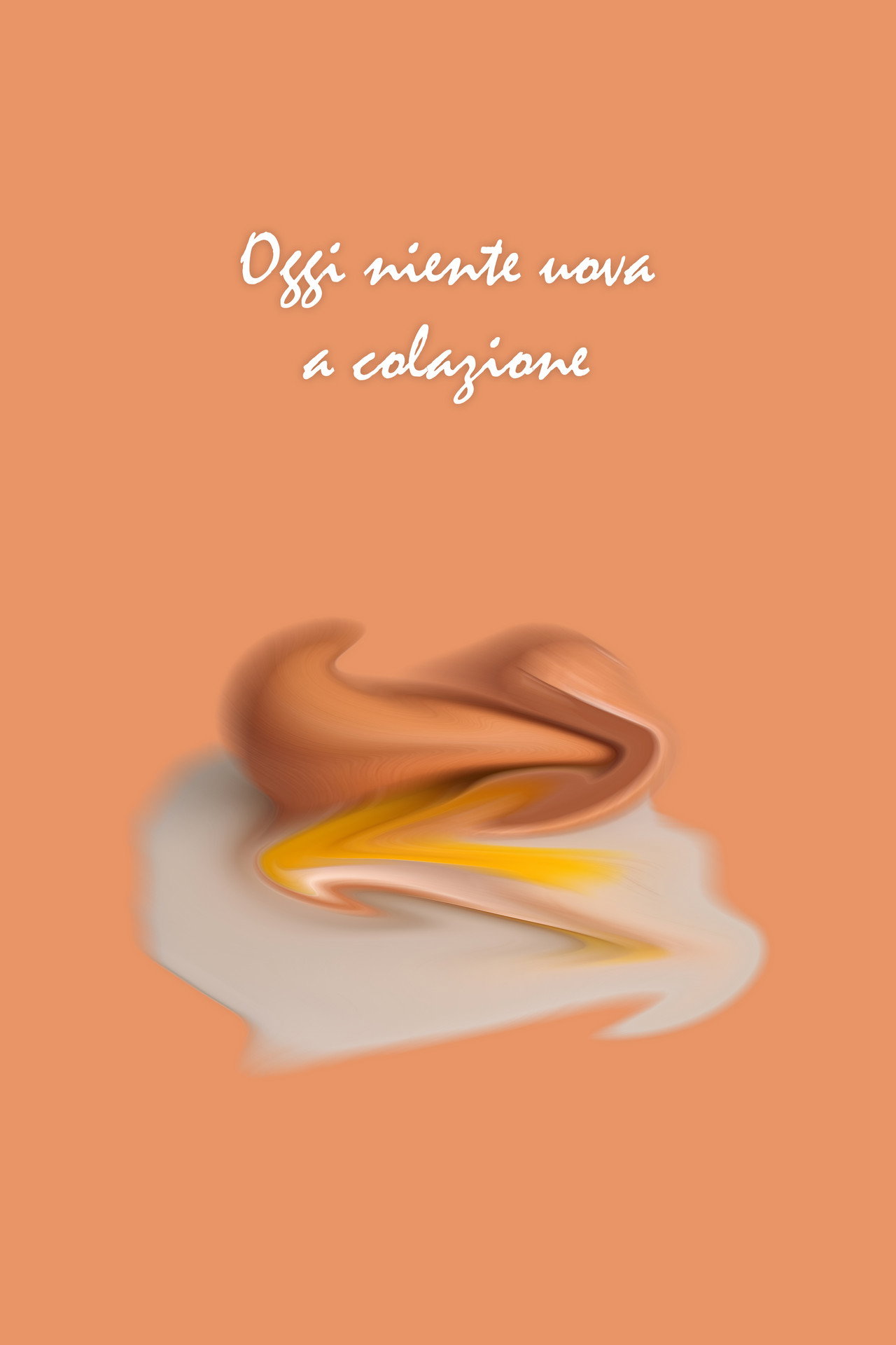 Oggi niente uova a colazione