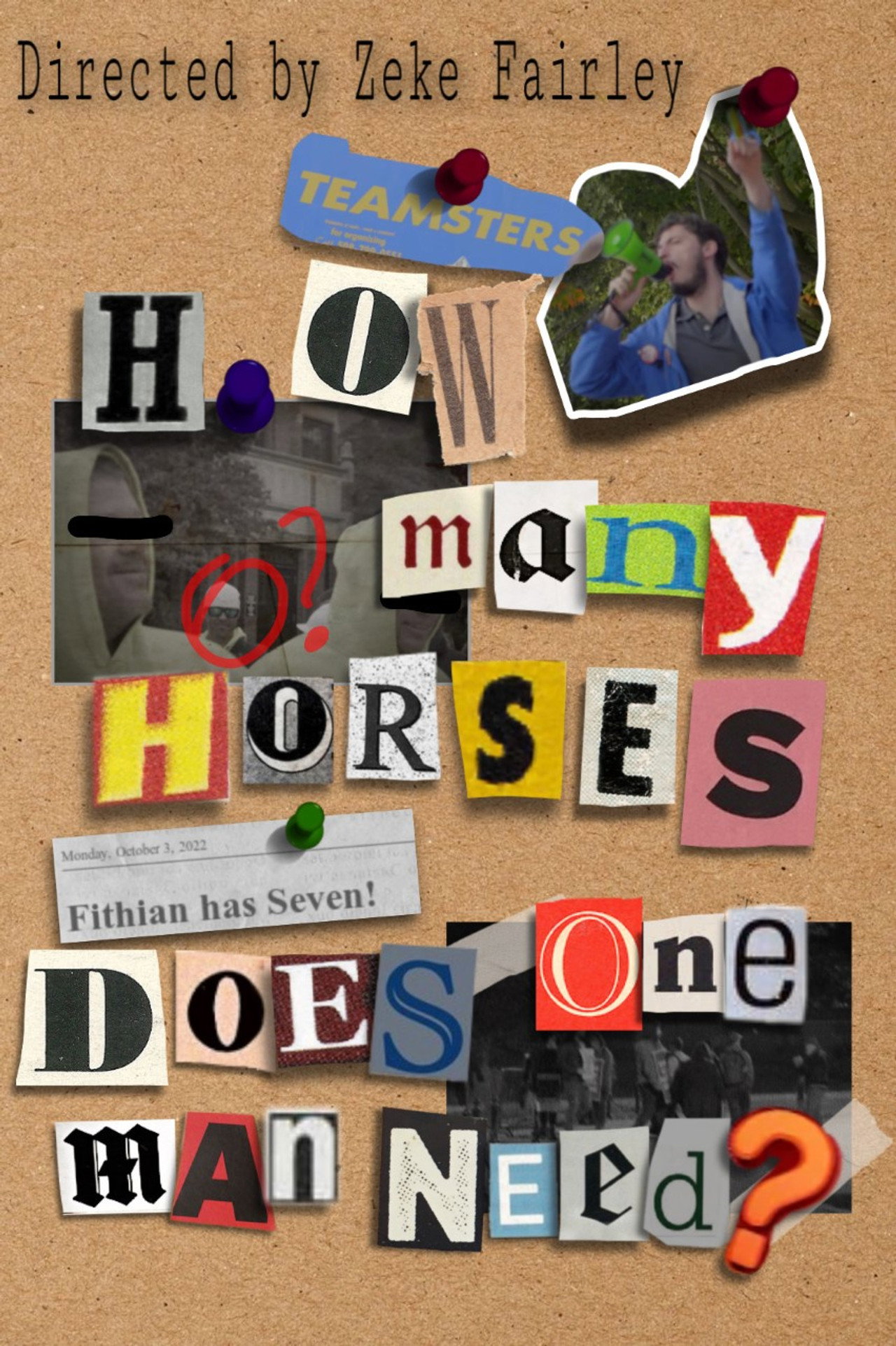 How Many Horses Does One Man Need? filmaffisch