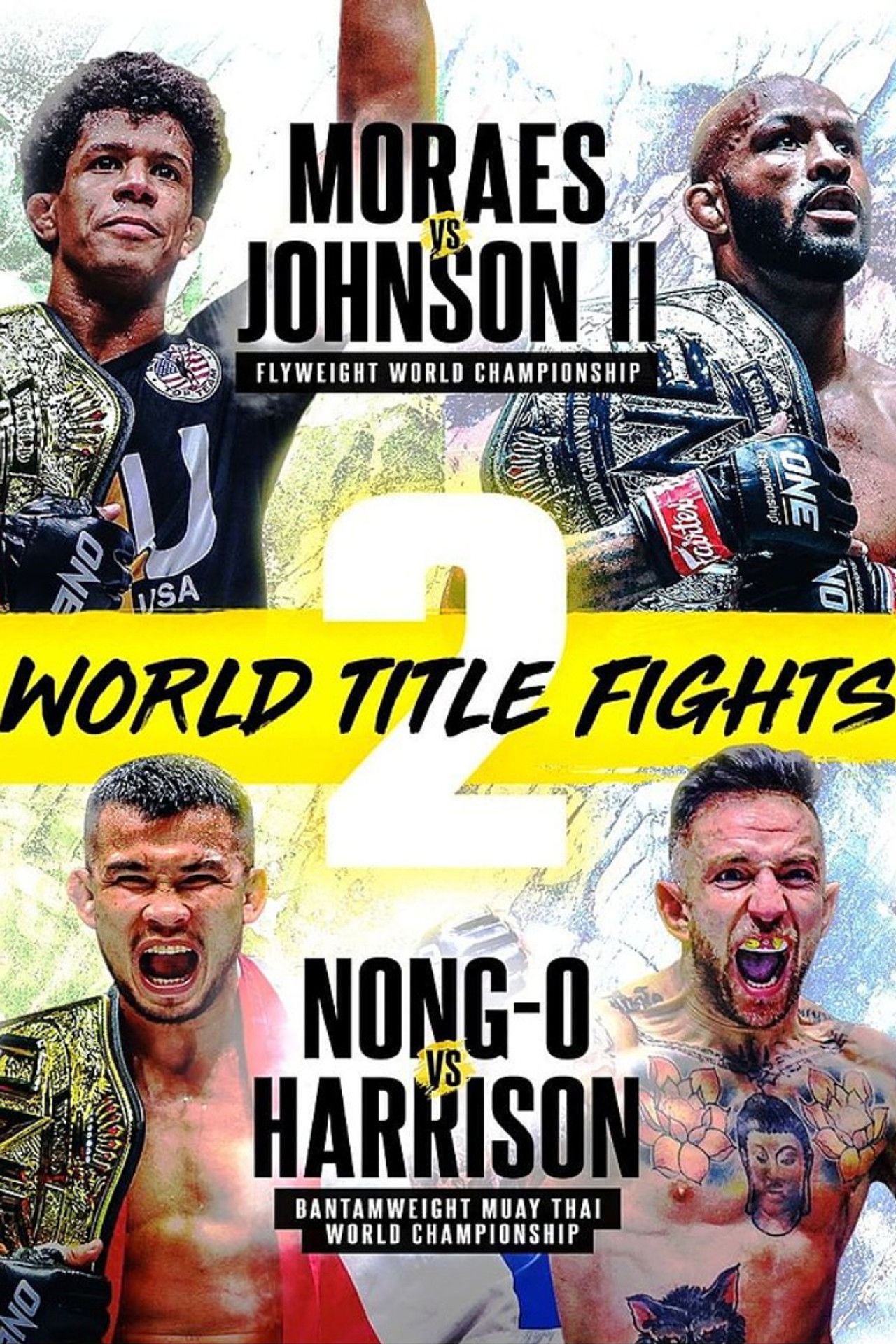 ONE on Prime Video 1: Moraes vs. Johnson II Backdrop
