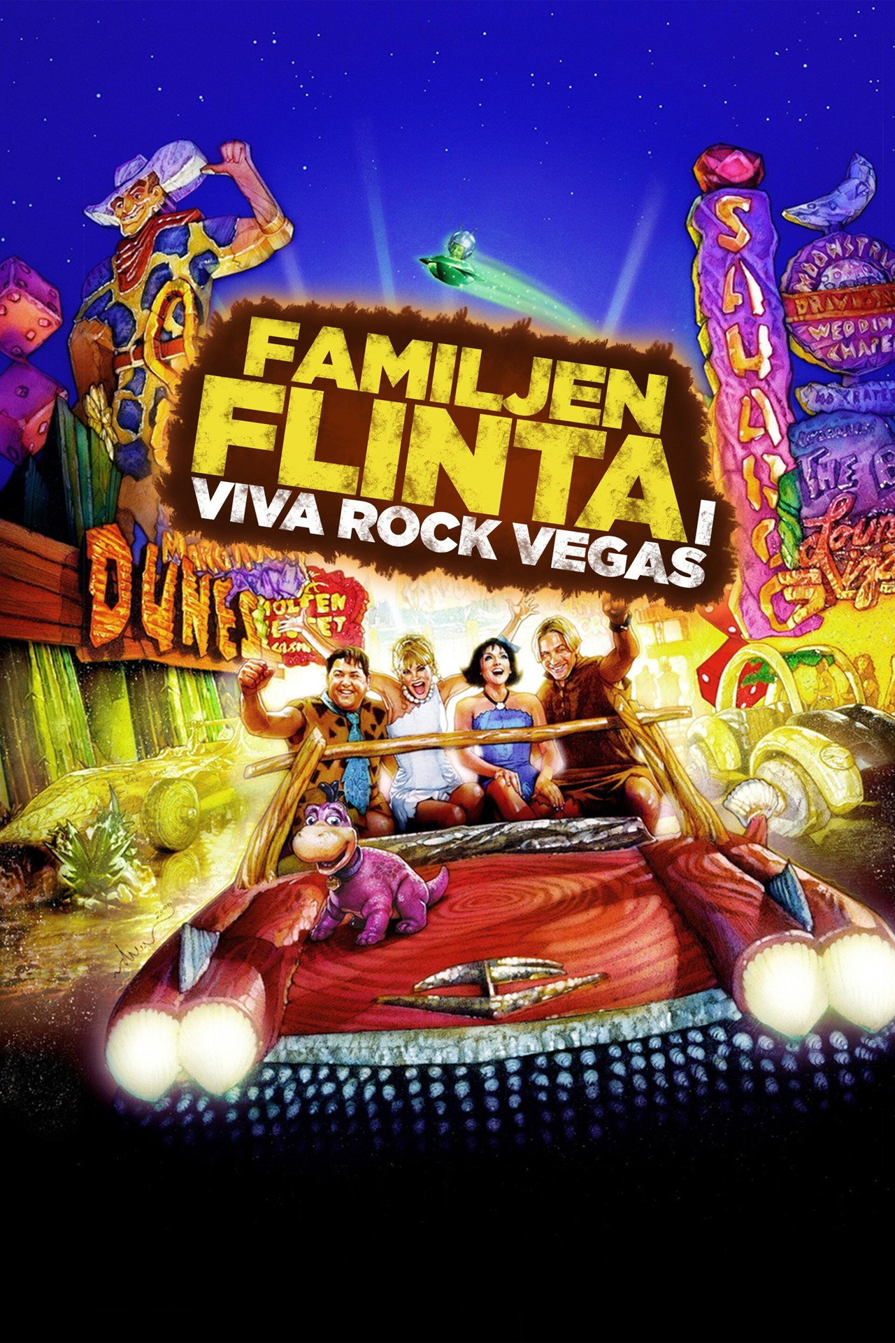 Familjen Flinta i Viva Rock Vegas filmaffisch