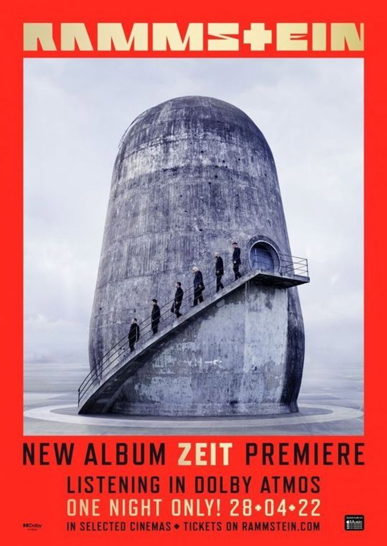 Rammstein: Zeit - The ATMOS Experience filmaffisch