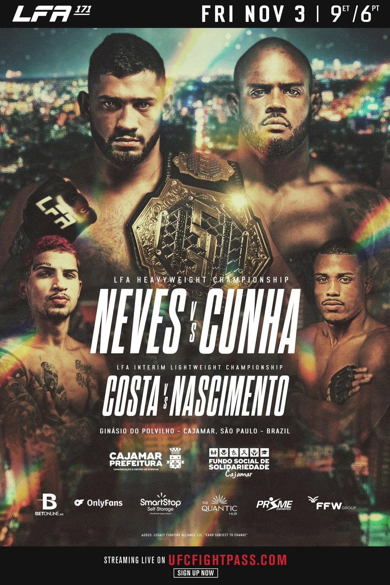 LFA 171: Neves vs. Cunha poster