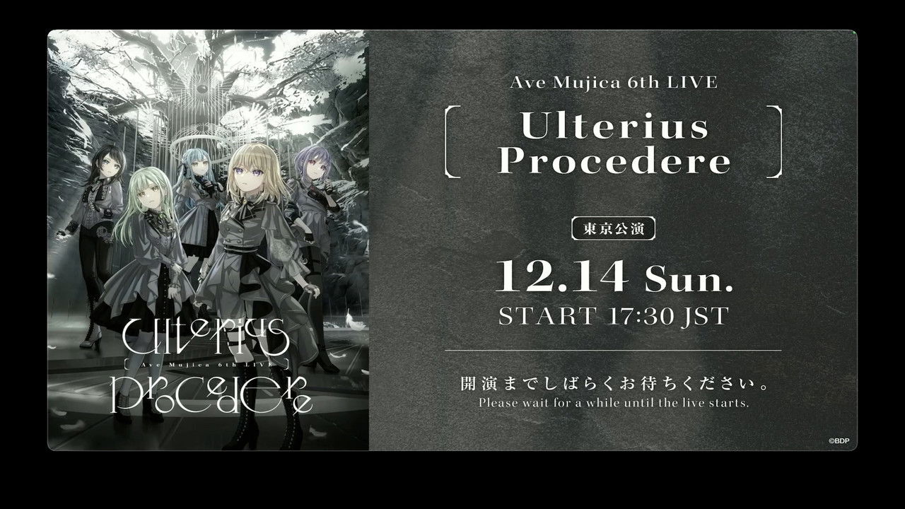 Ave Mujica 6th LIVE「Ulterius Procedere」