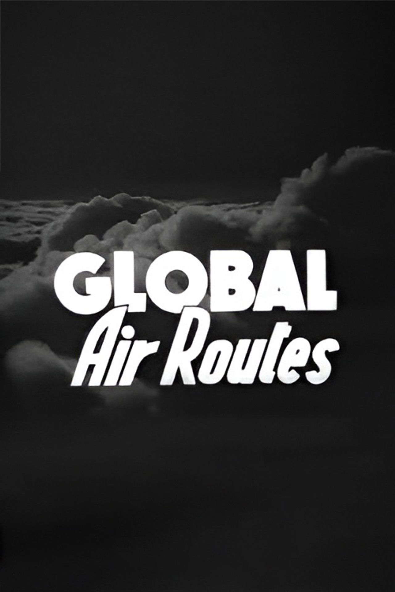 Global Air Routes Backdrop