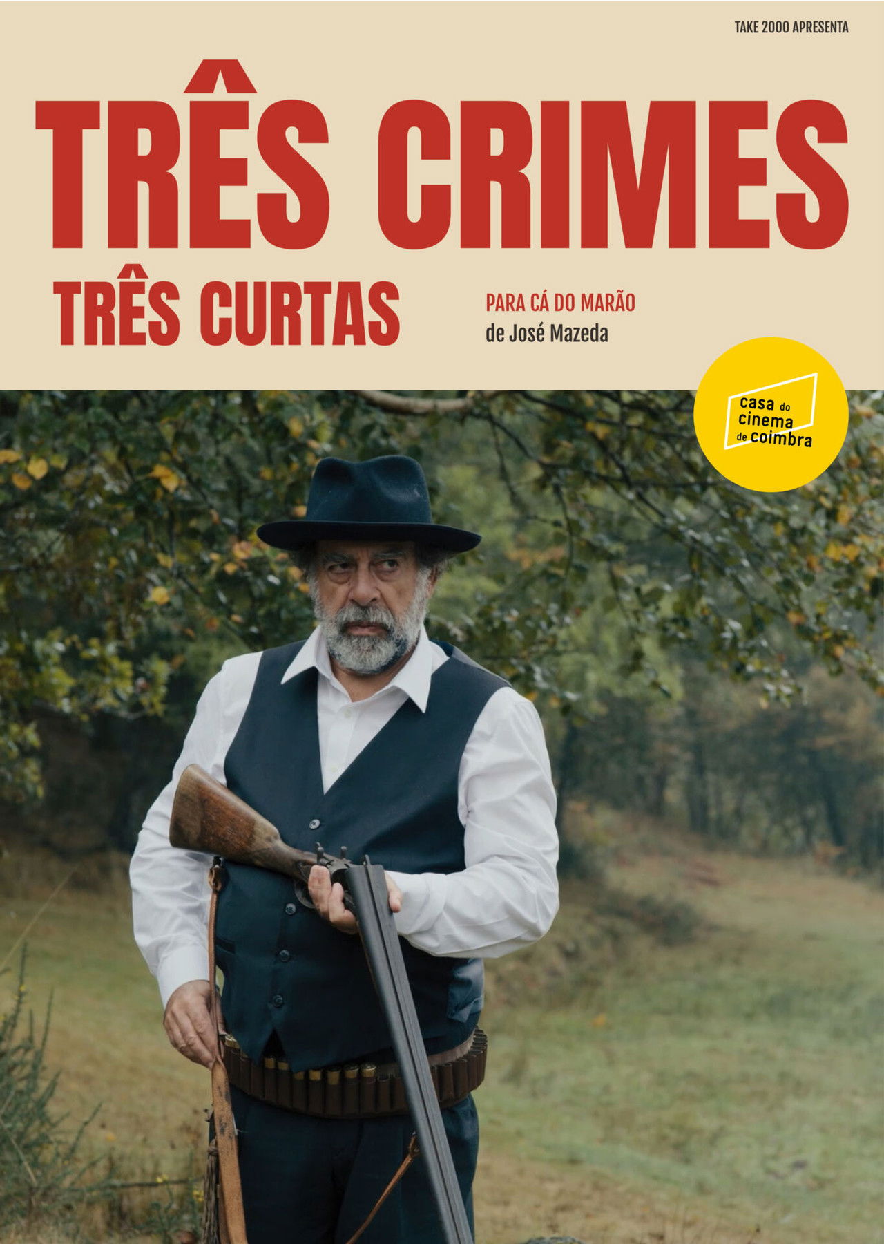 Três Crimes, Três Curtas Backdrop