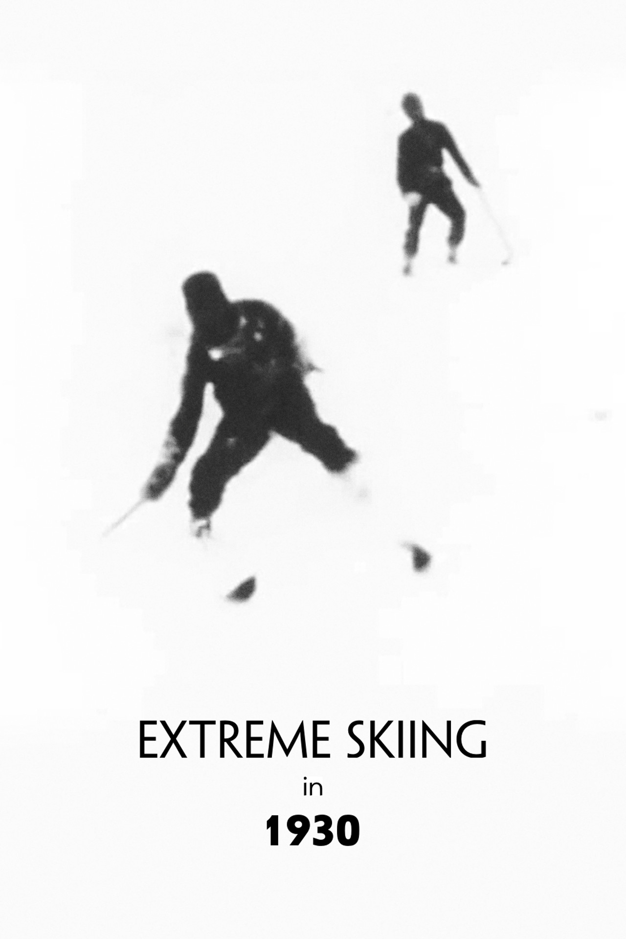 Extreme Skiing in 1930 filmaffisch