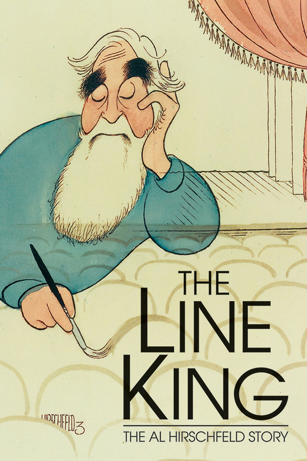 The Line King: The Al Hirschfeld Story Backdrop
