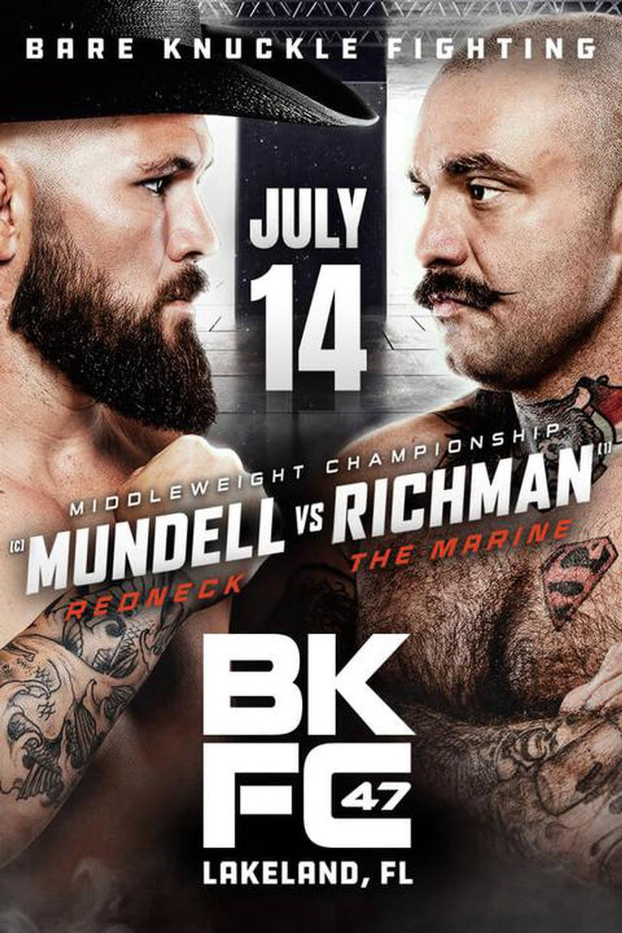 BKFC 47: Mundell vs. Richman filmaffisch