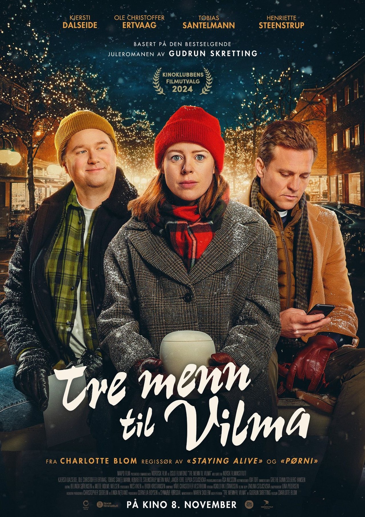 Tre menn til Vilma poster