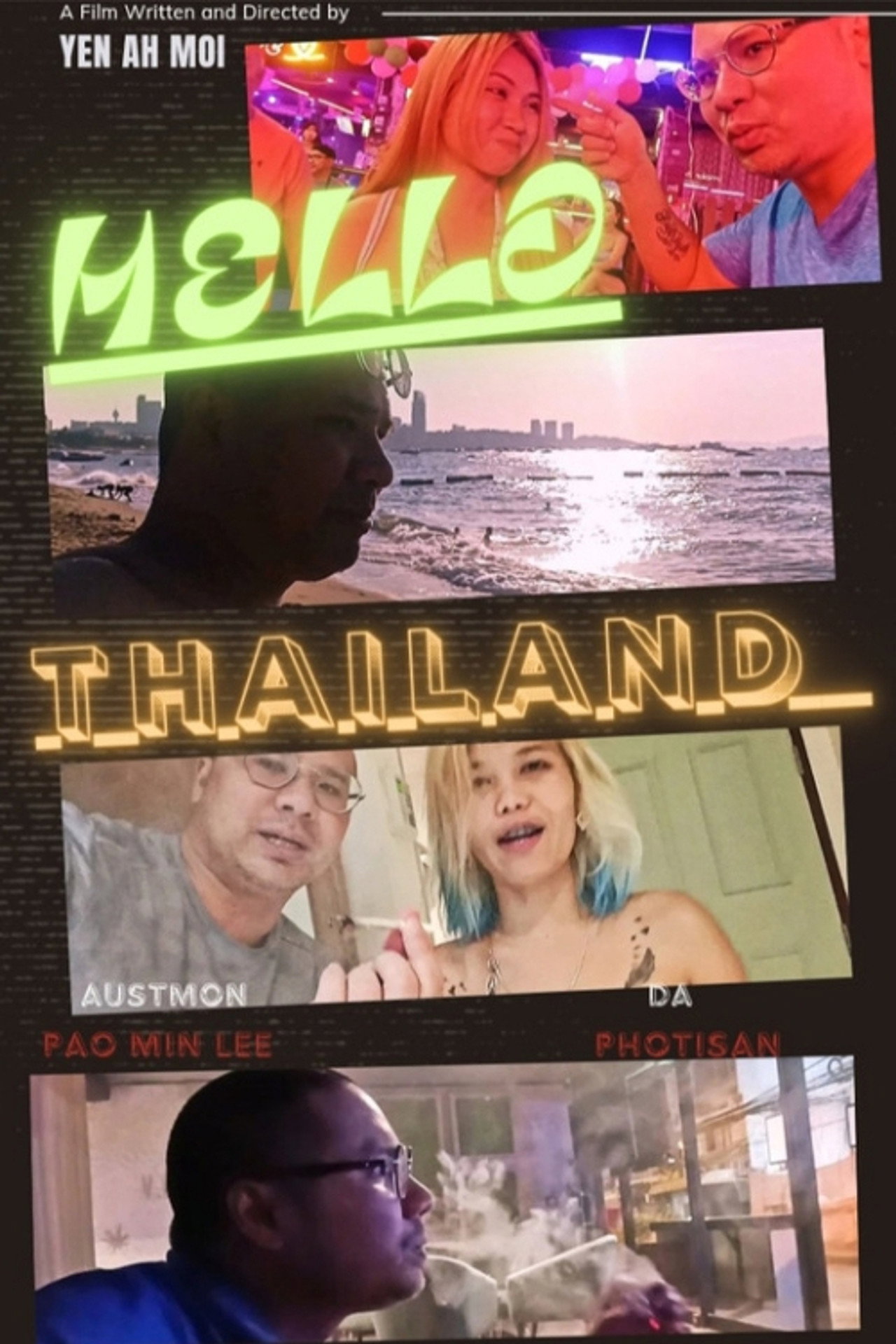 Hello Thailand Crazy Travel Backdrop