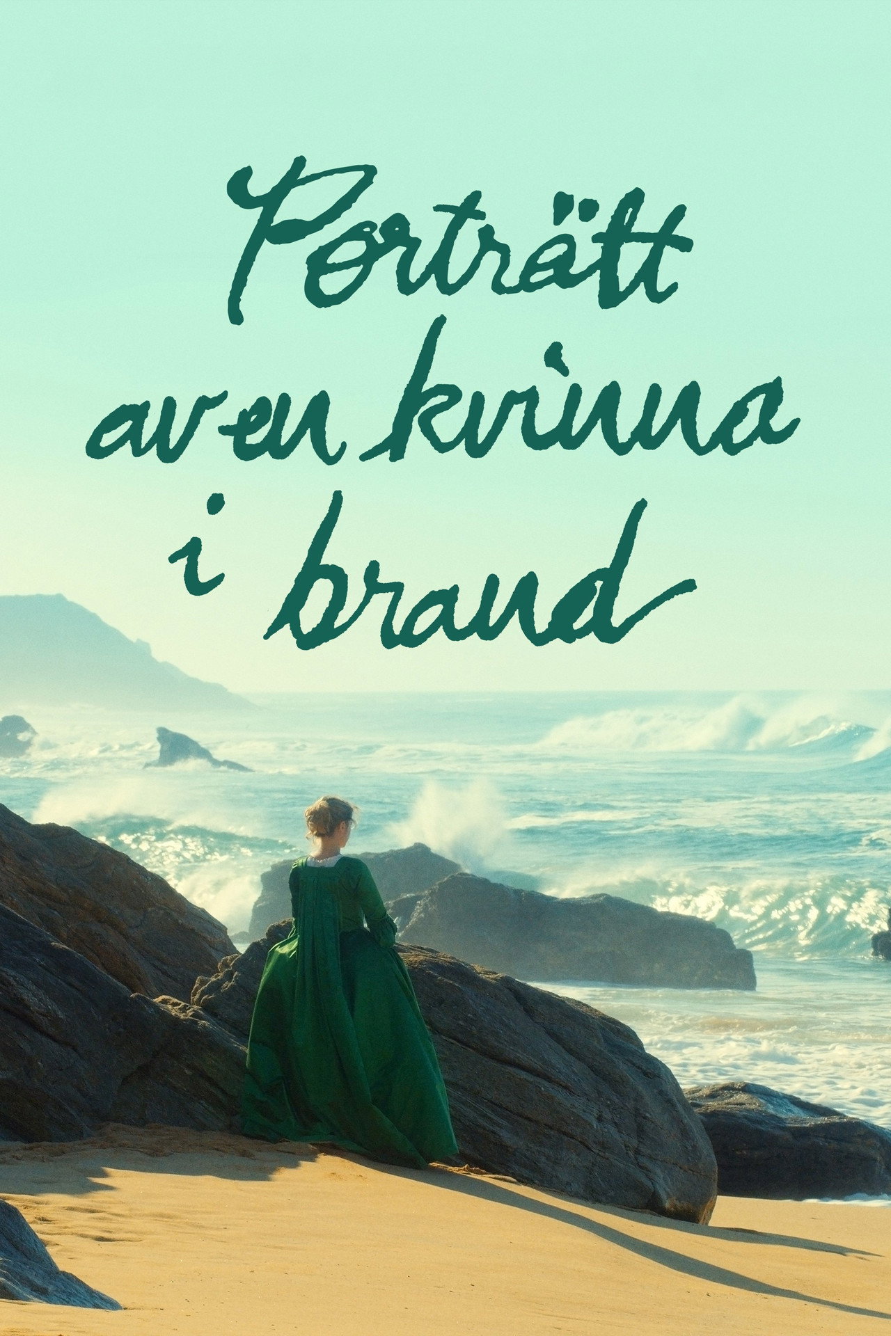 Porträtt av en kvinna i brand filmaffisch