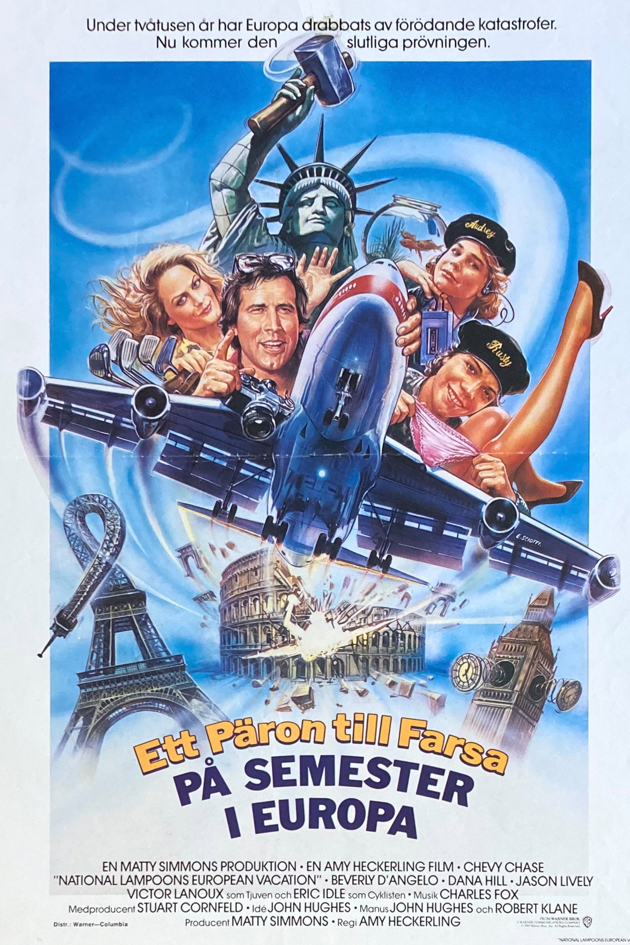 Ett päron till farsa på semester i Europa filmaffisch