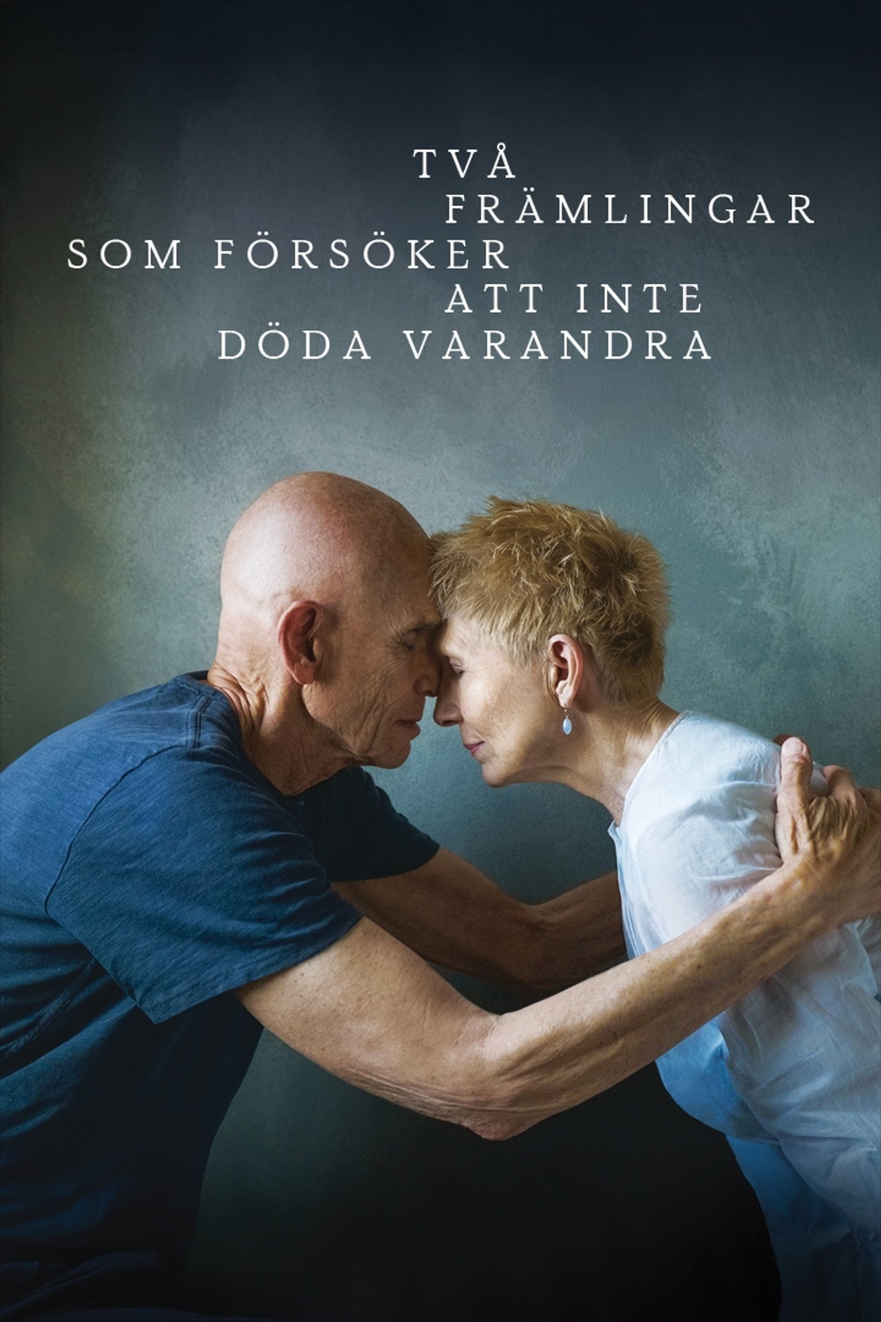Två främlingar som försöker att inte döda varandra filmaffisch
