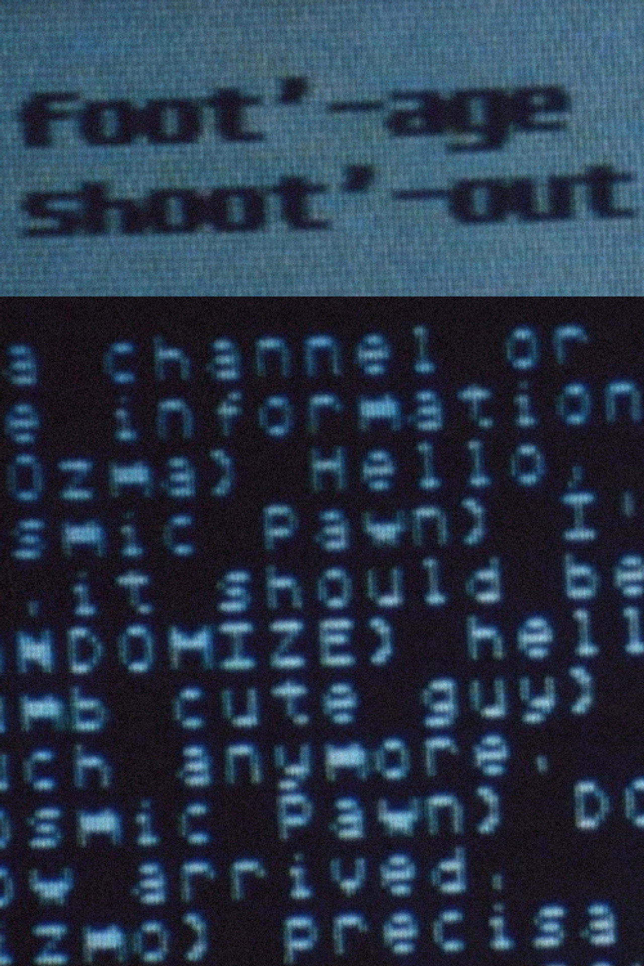 44/85: Foot'-age Shoot'-out filmaffisch