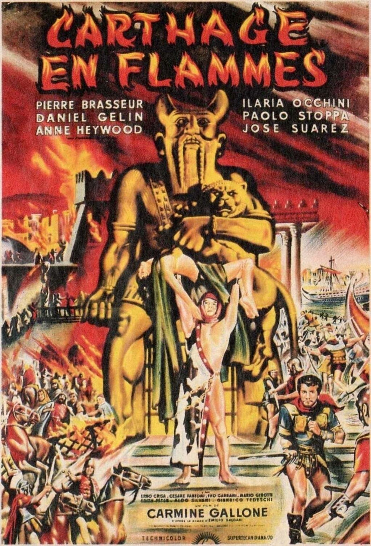 Carthage en flammes poster
