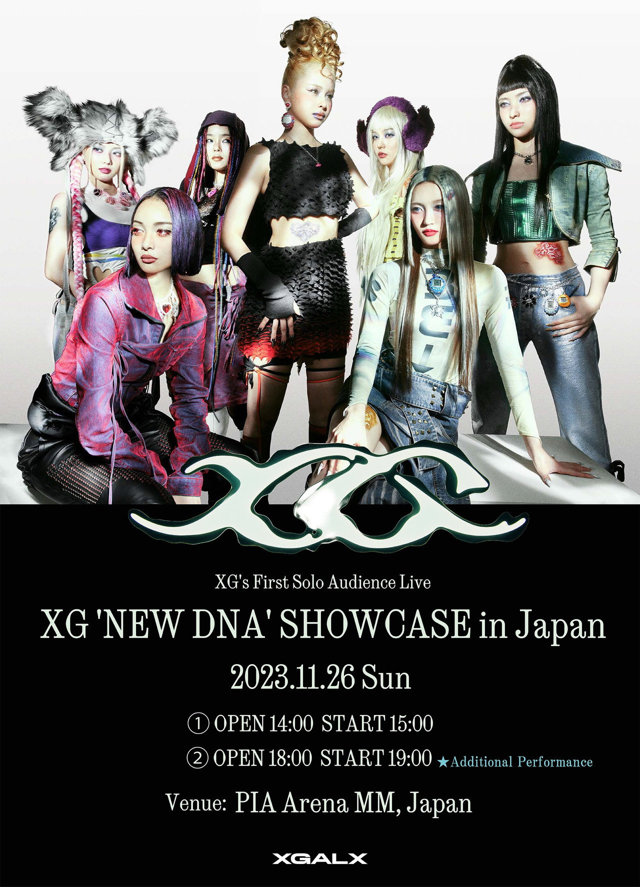 XG - 'NEW DNA' Showcase in Japan filmaffisch