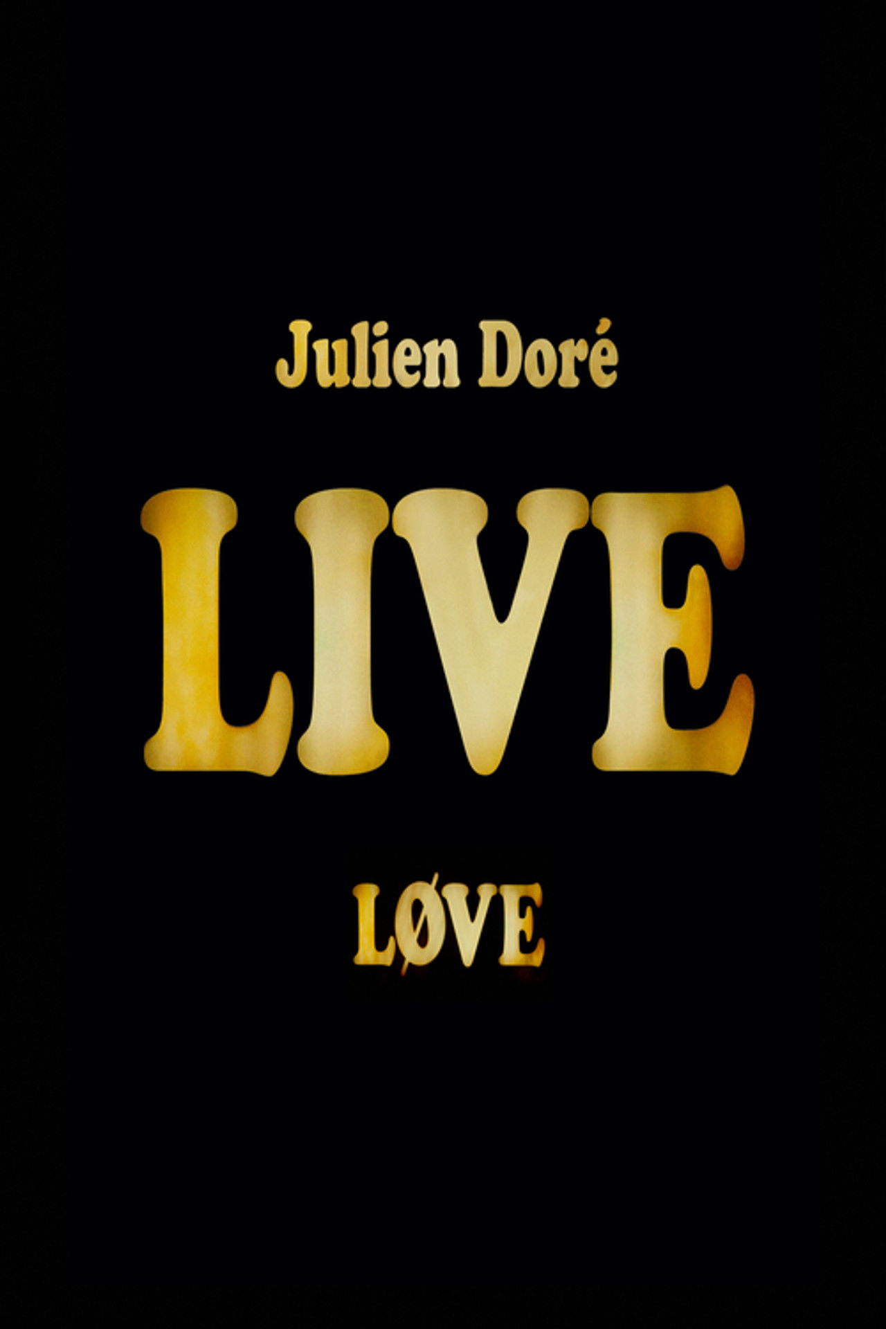 Julien Doré - Love Live Backdrop