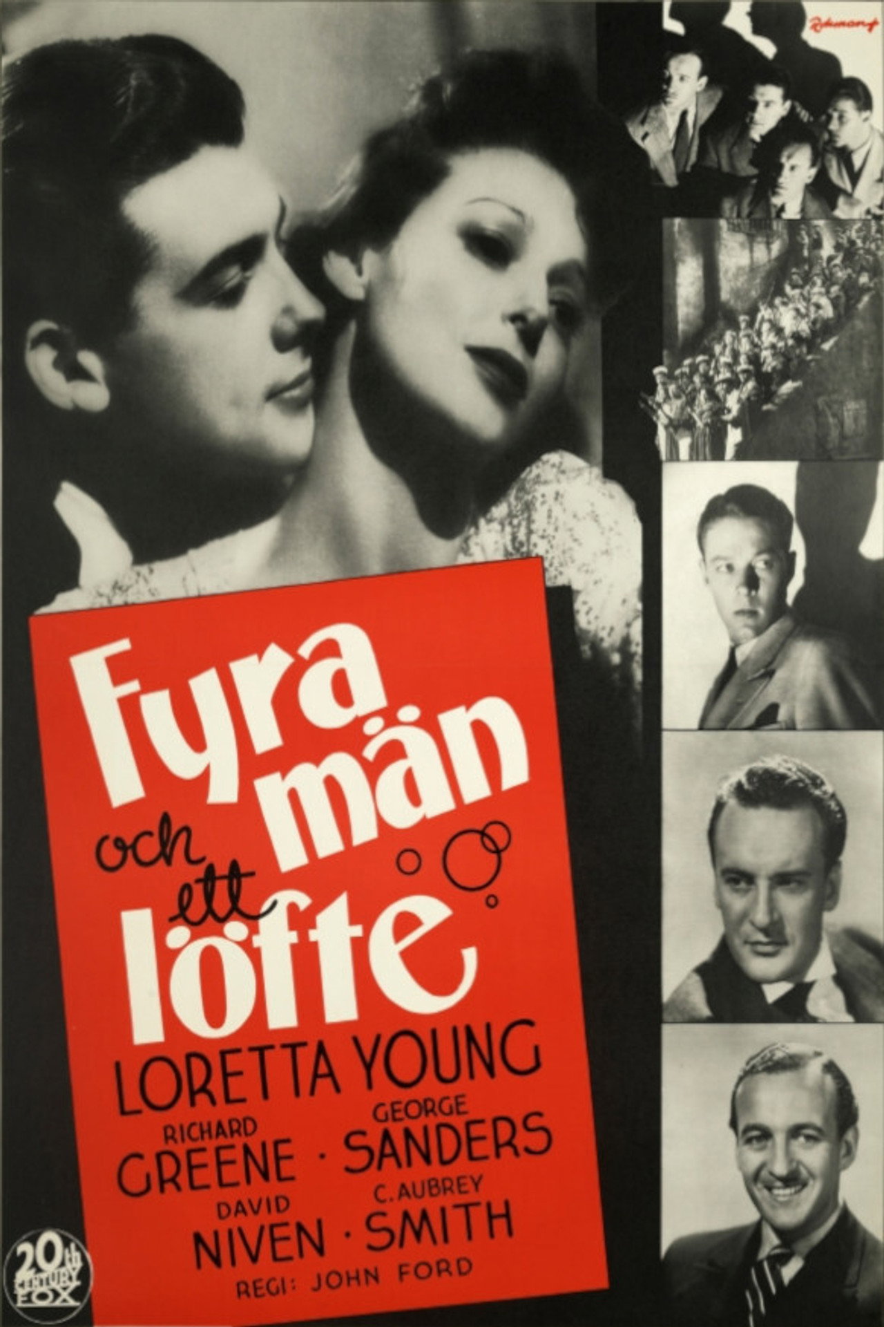 Fyra män och ett löfte filmaffisch