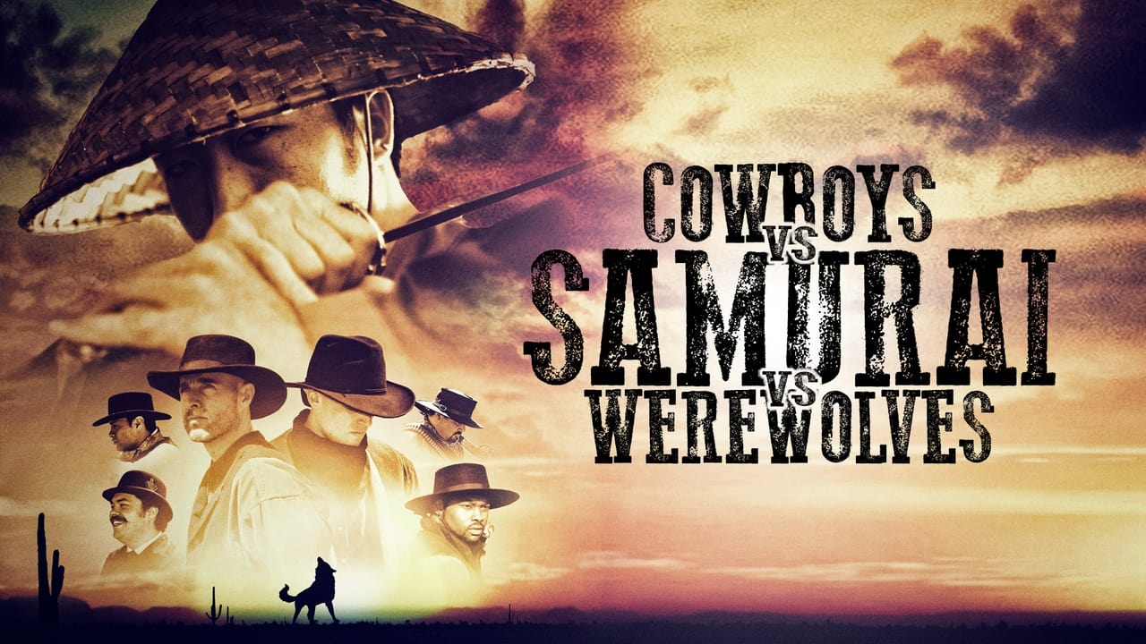 Scen från Cowboys vs Samurai vs Werewolves