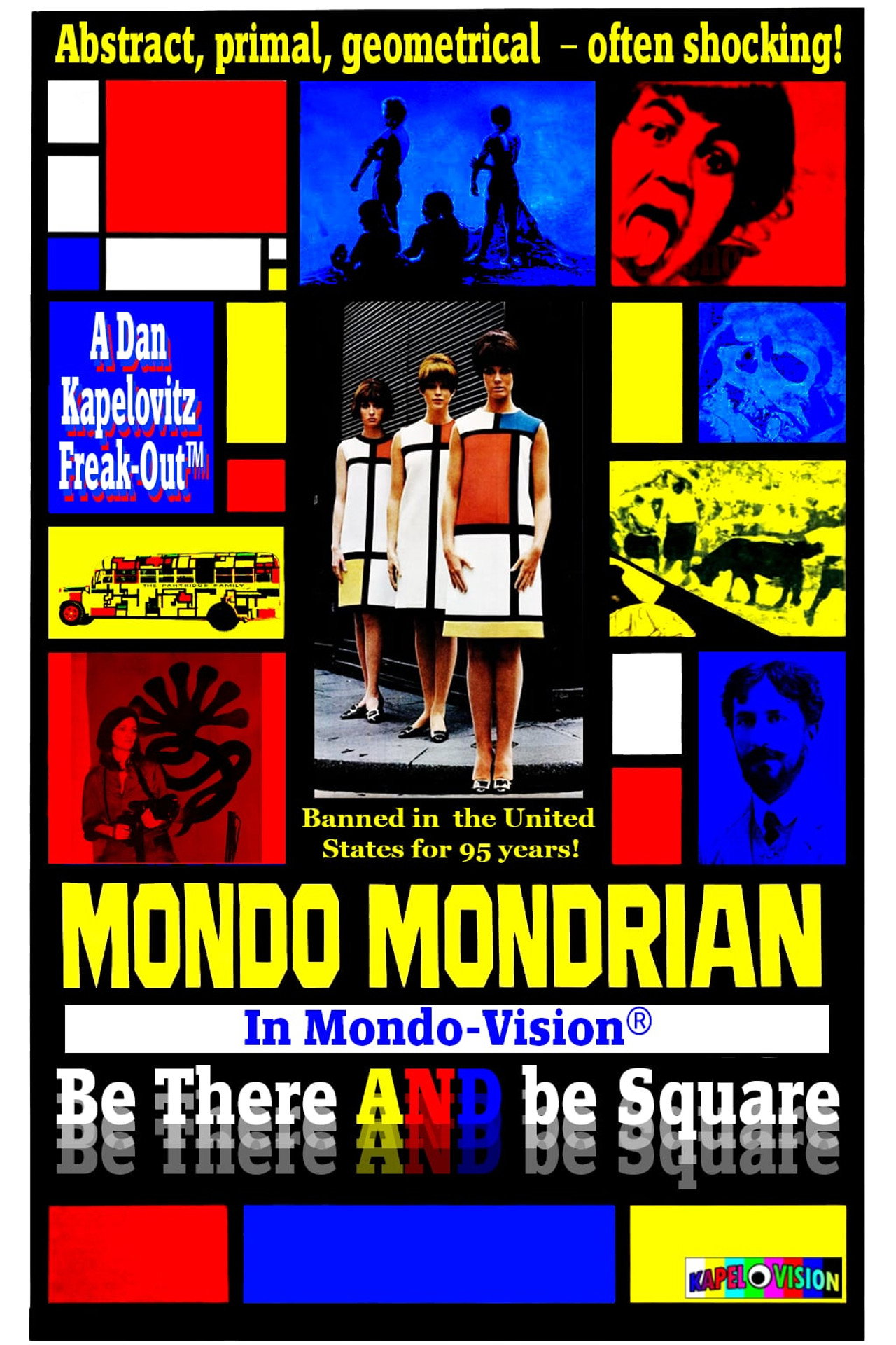 Mondo Mondrian Backdrop
