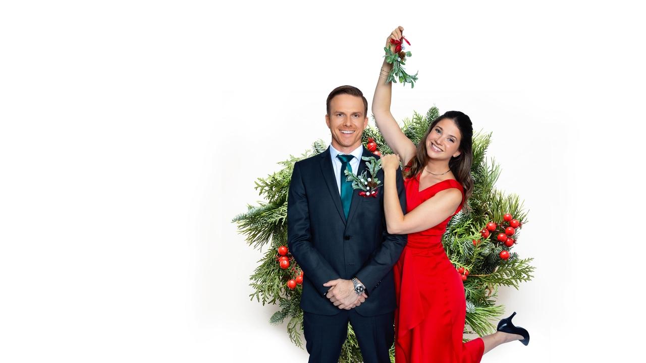 Meet Me Under the Mistletoe Backdrop Image