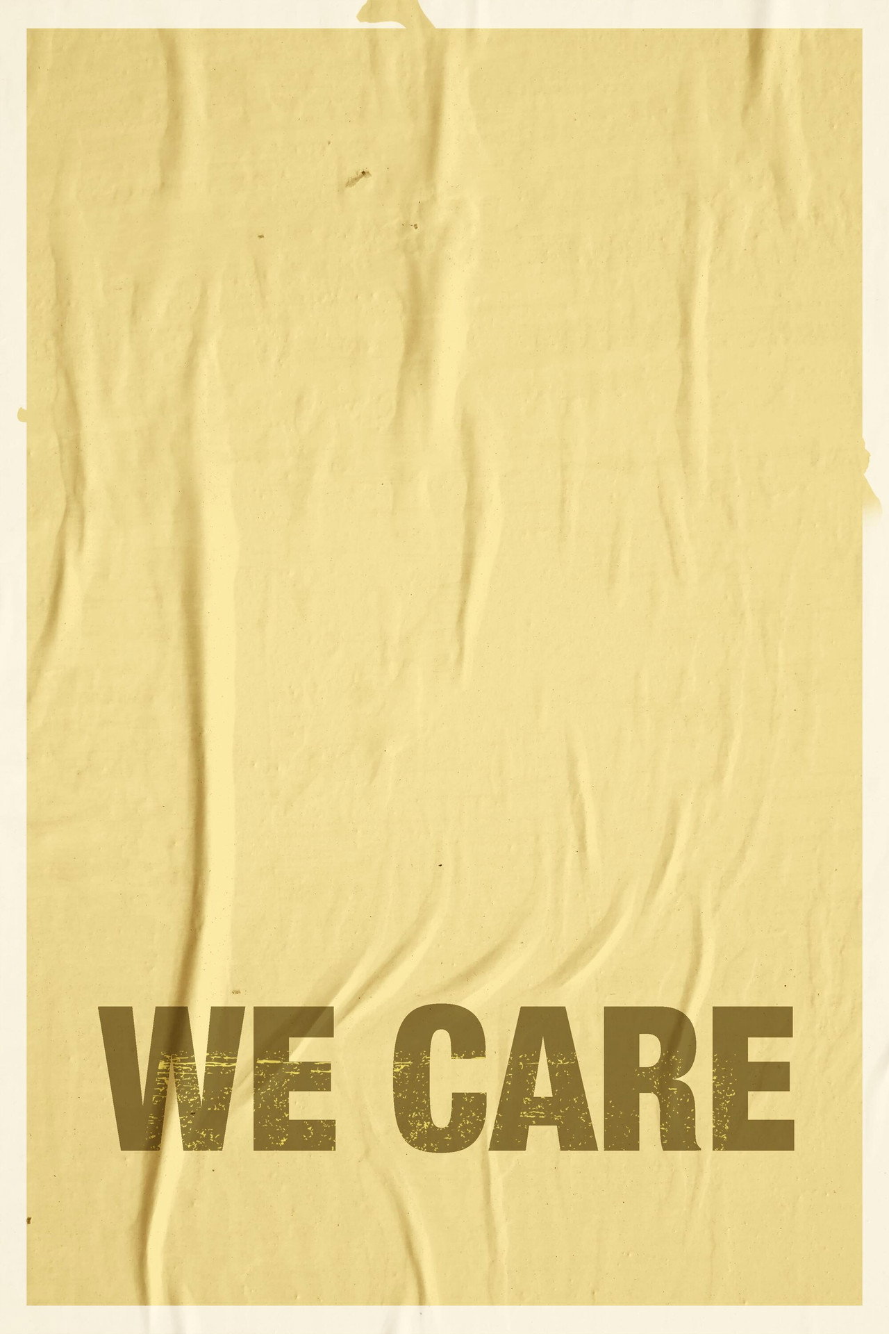 We Care filmaffisch