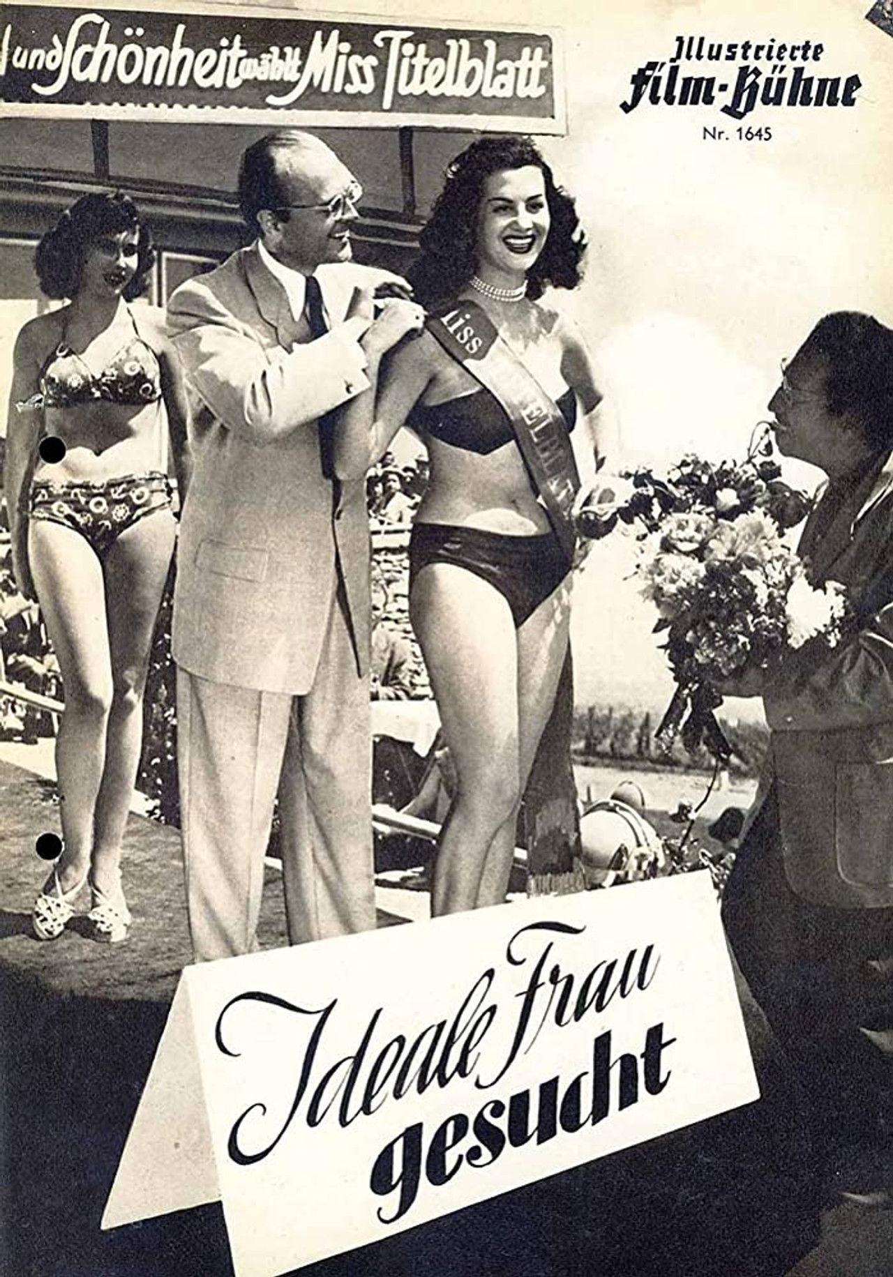 Ideale Frau gesucht Backdrop