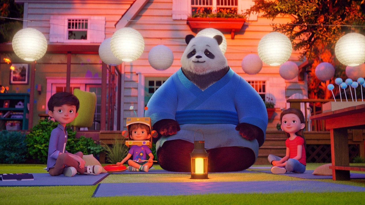 Sereno: O Panda Zen backdrop