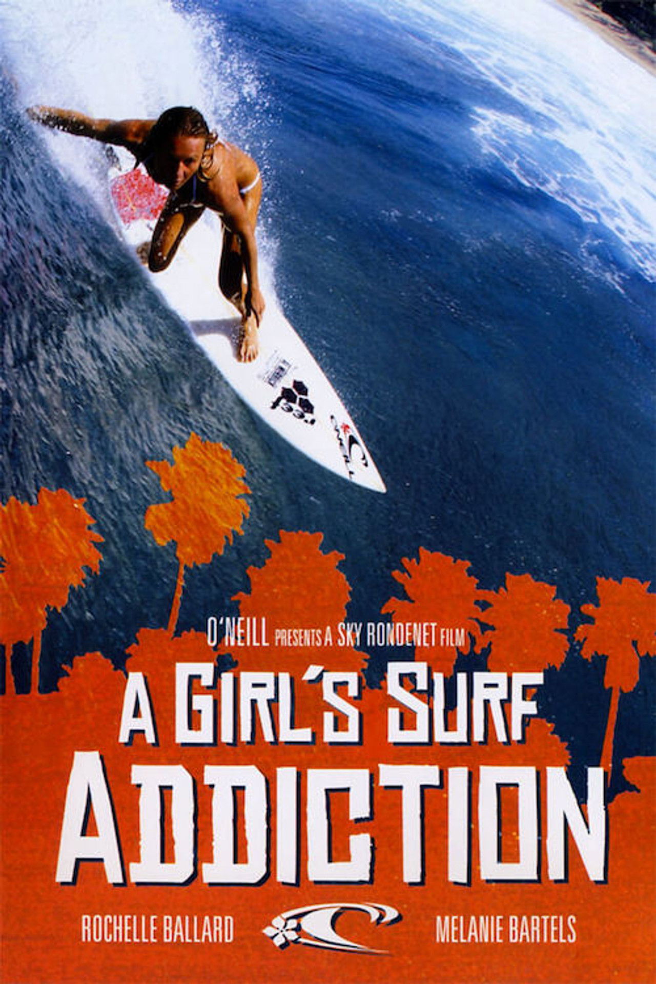 A Girl's Surf Addiction Backdrop