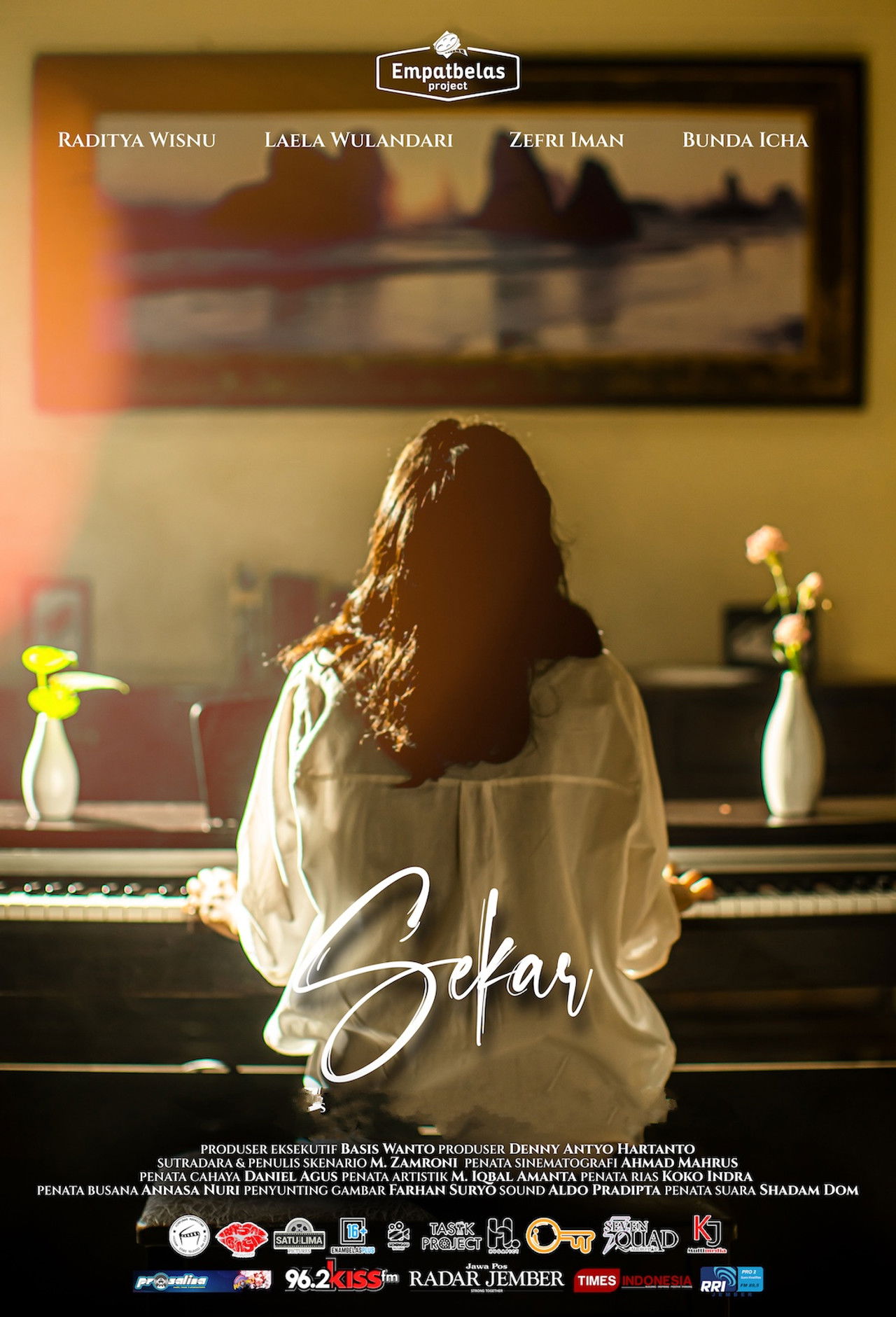 Sekar (a flower that blooms) Backdrop