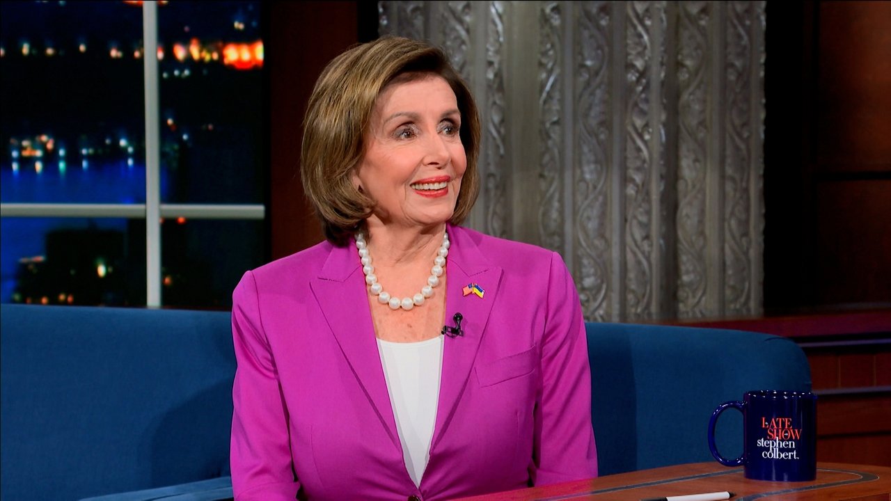 The Late Show with Stephen Colbert - Season 8 Episode 15 : Nancy Pelosi, Armando Iannucci, Dermot Kennedy