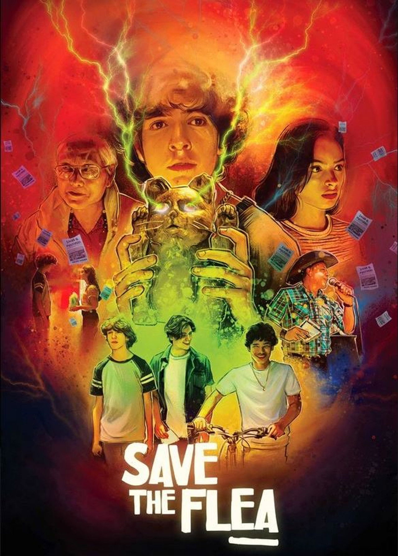 Save the Flea Backdrop