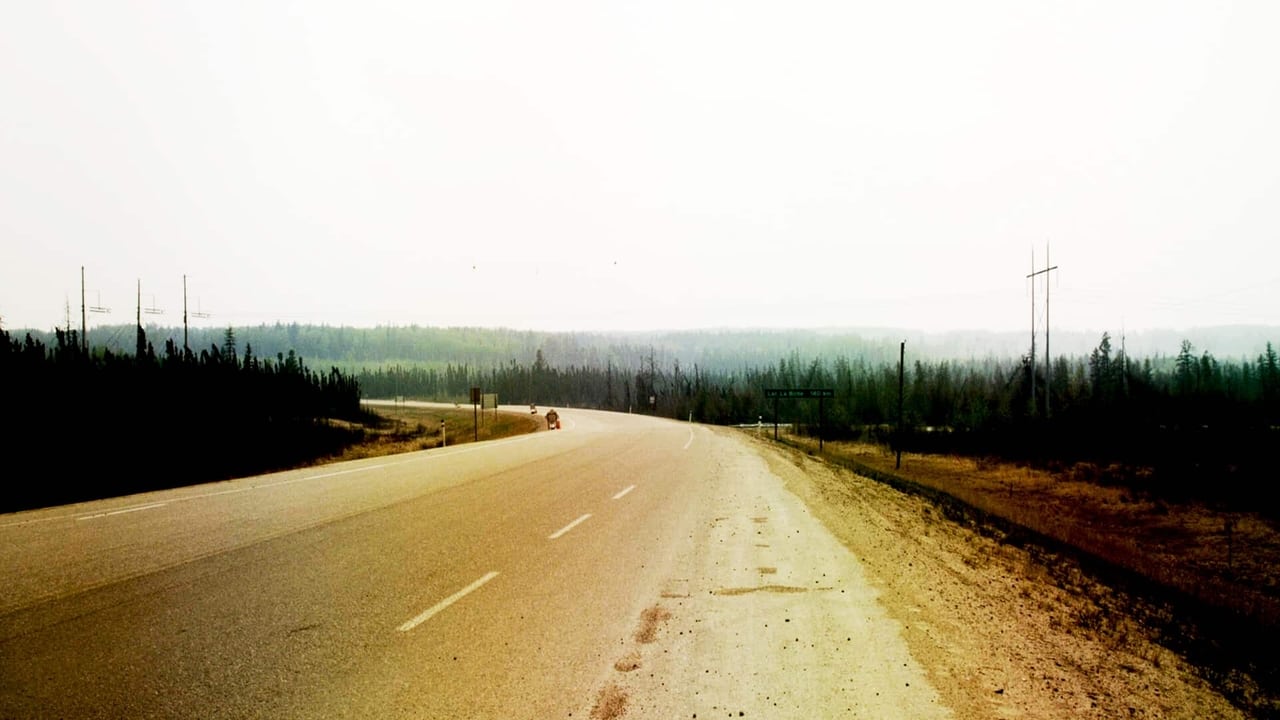 Scen från Athabasca