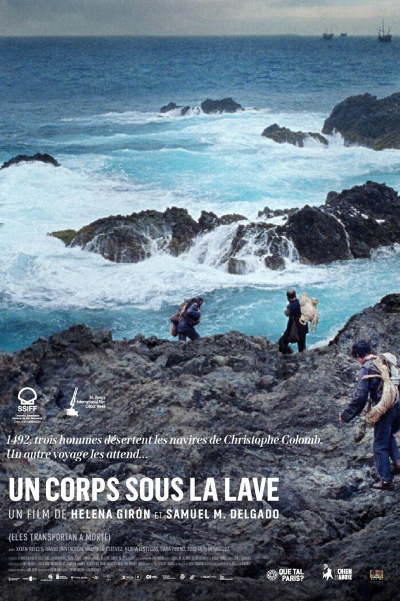 Un corps sous la lave