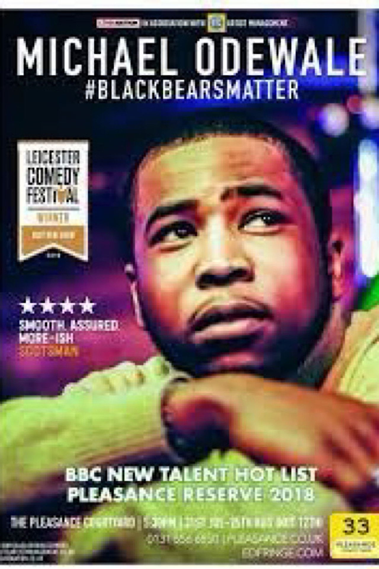 Michael Odewale: #blackbearsmatter Backdrop