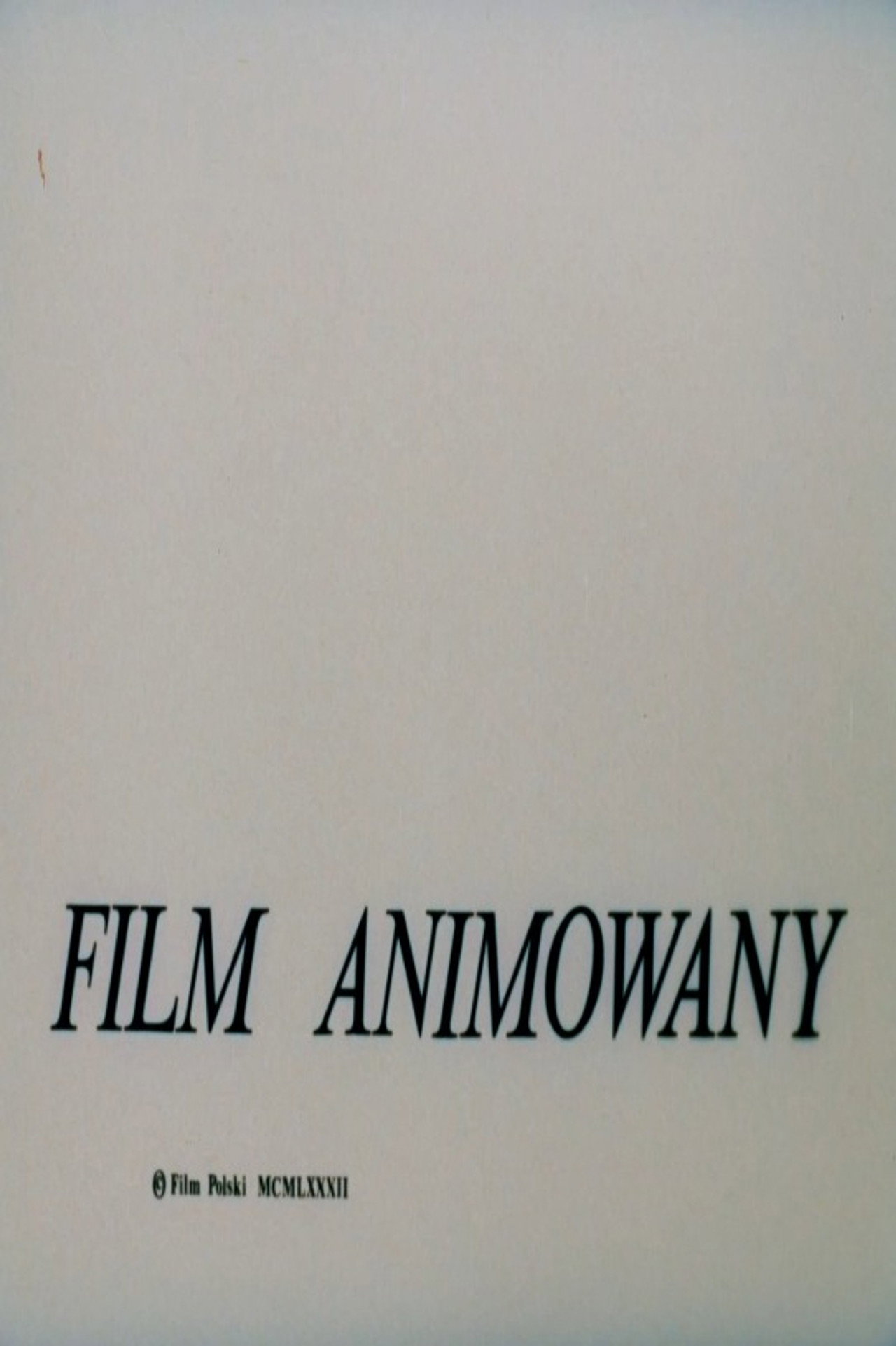 Animated Film poster