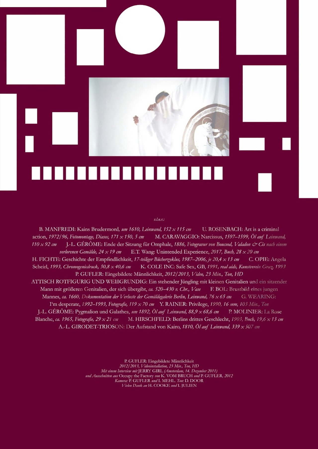 Eingebildete Männlichkeit filmaffisch