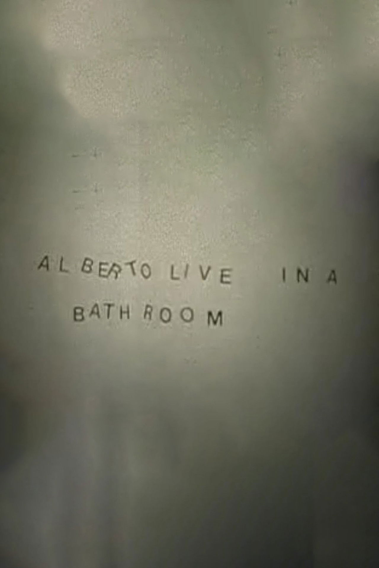 Alberto Live in a Bathroom Backdrop