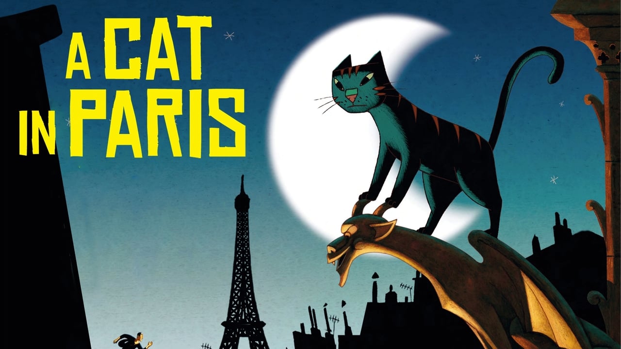 A Cat in Paris background