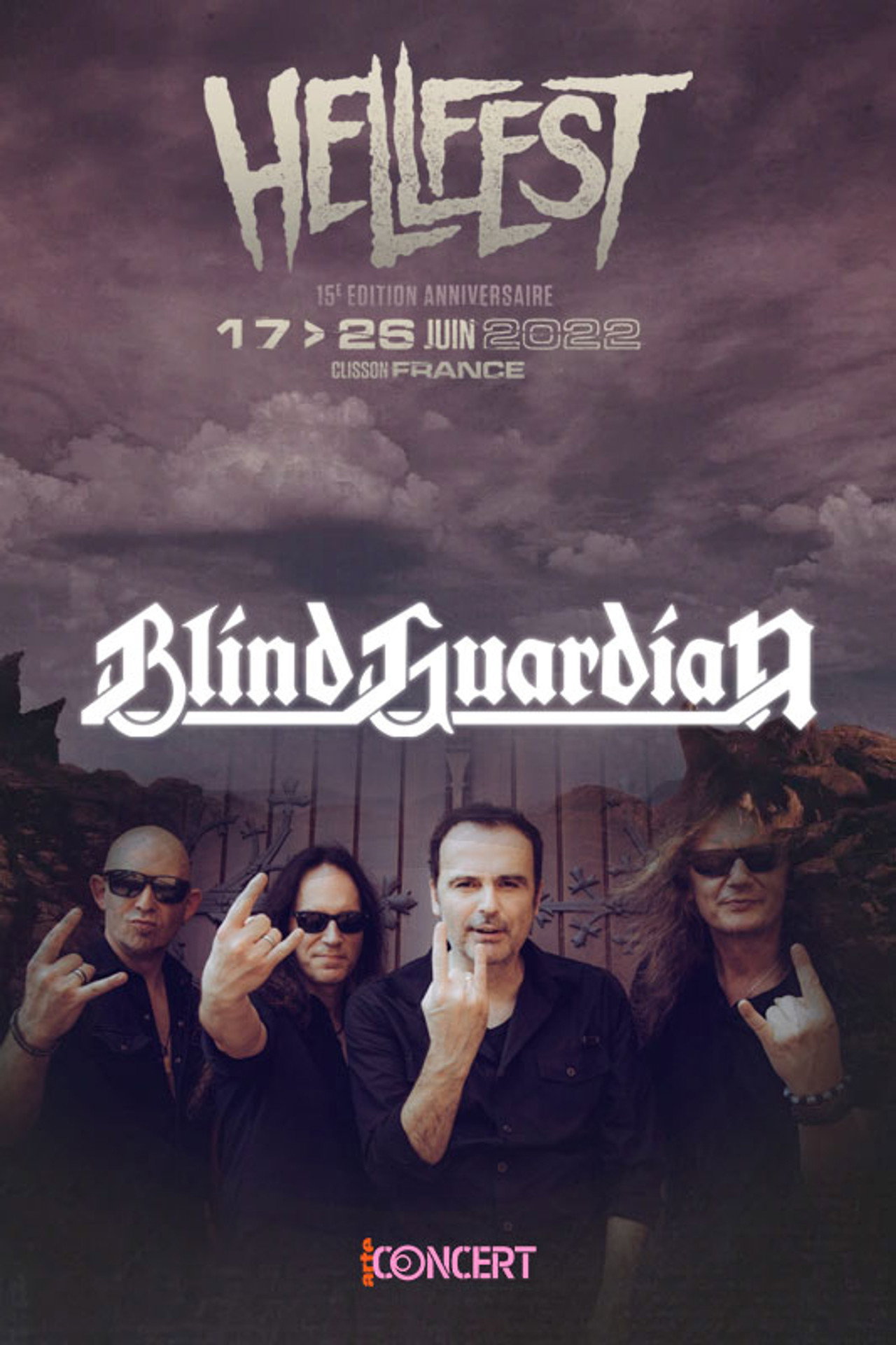 Blind Guardian - Au Hellfest 2022 filmaffisch