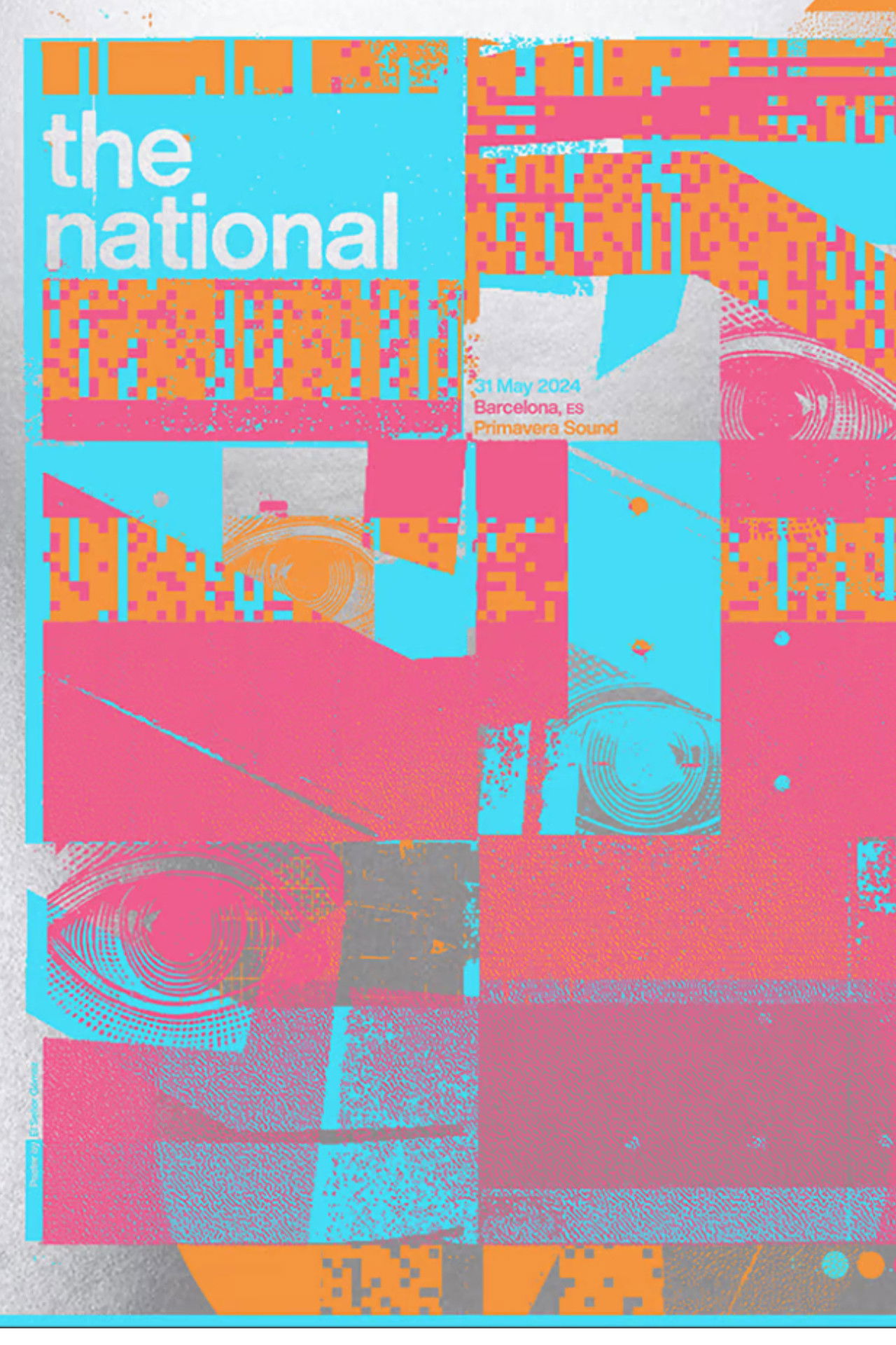 The National - Live at Primavera Sound Barcelona 2024 Backdrop