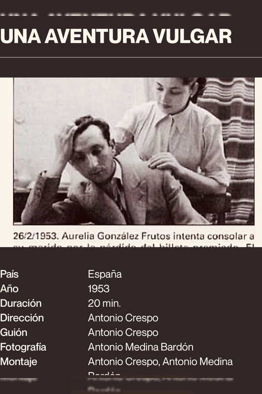 Una aventura vulgar poster