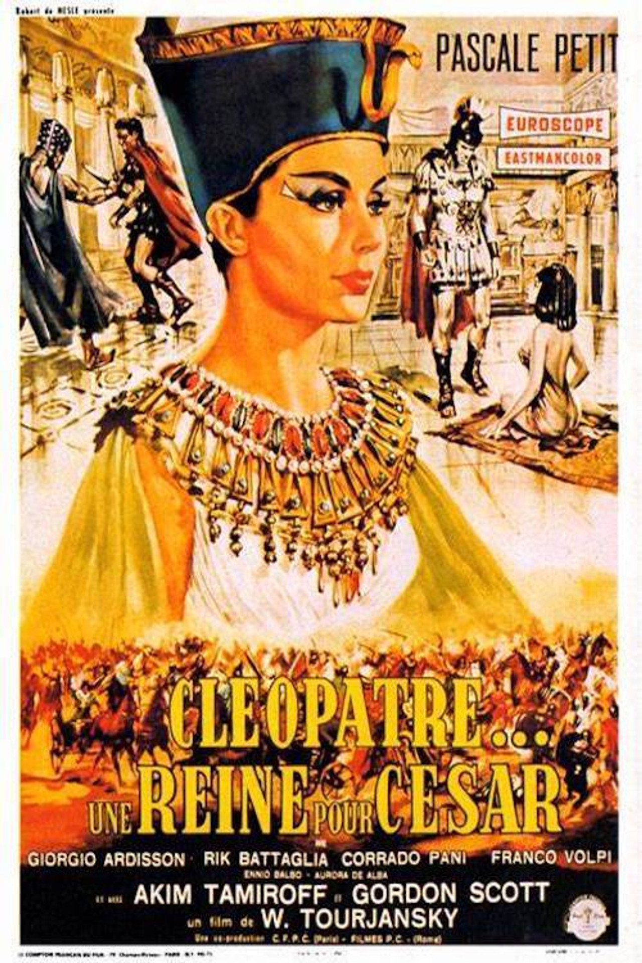 Cleopatra, en drottning för Caesar filmaffisch
